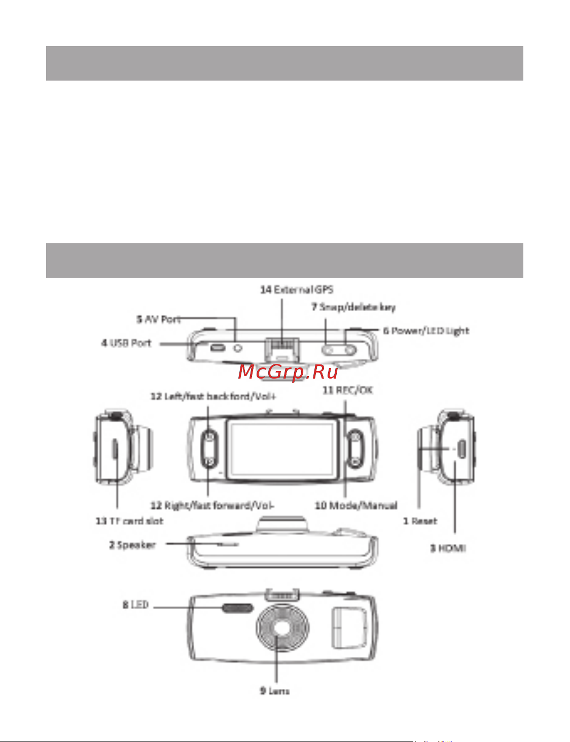 Texet DVR-3GP [6/18] Комплектность