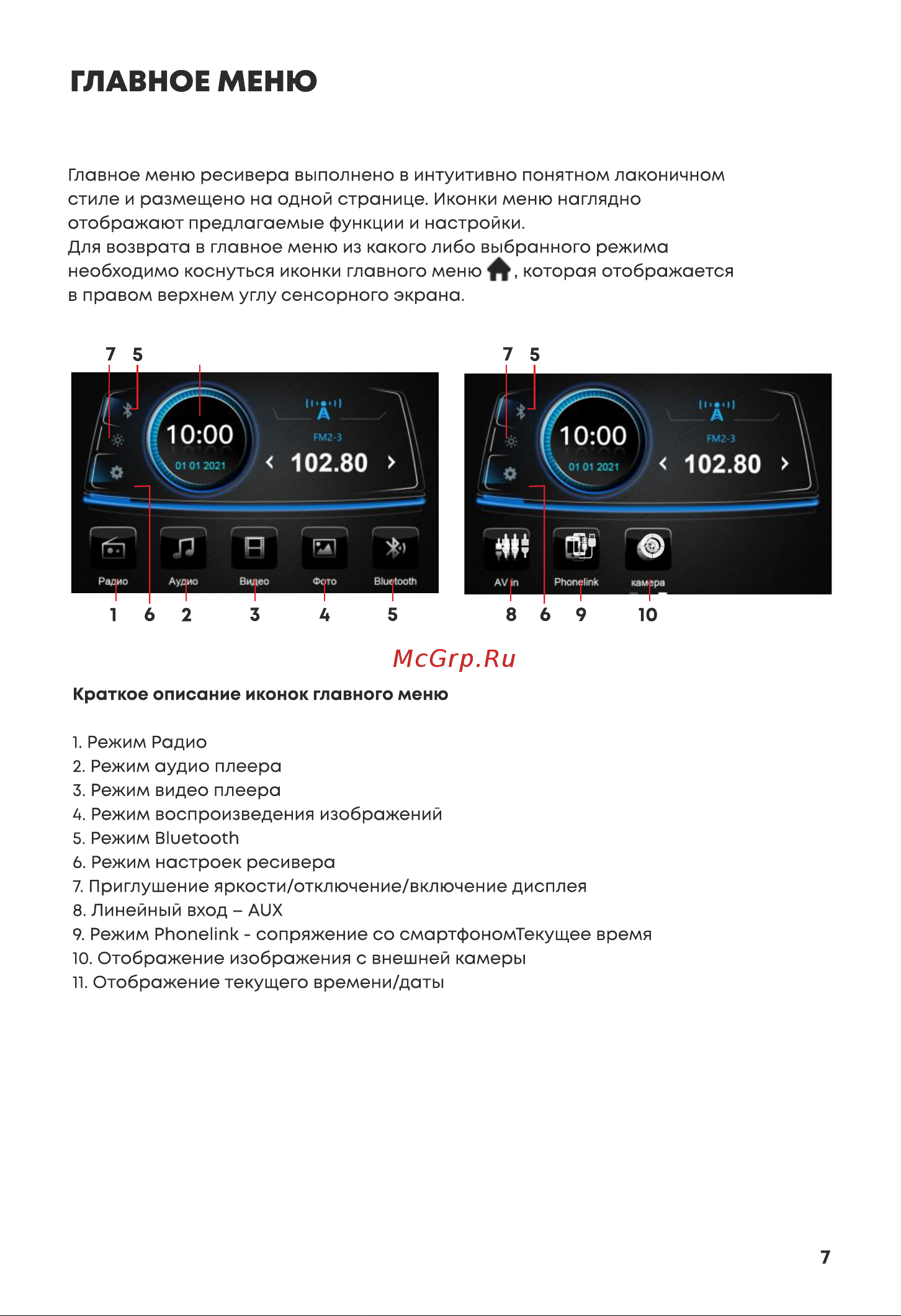 ACV WD-6920 [7/29] Страница 7