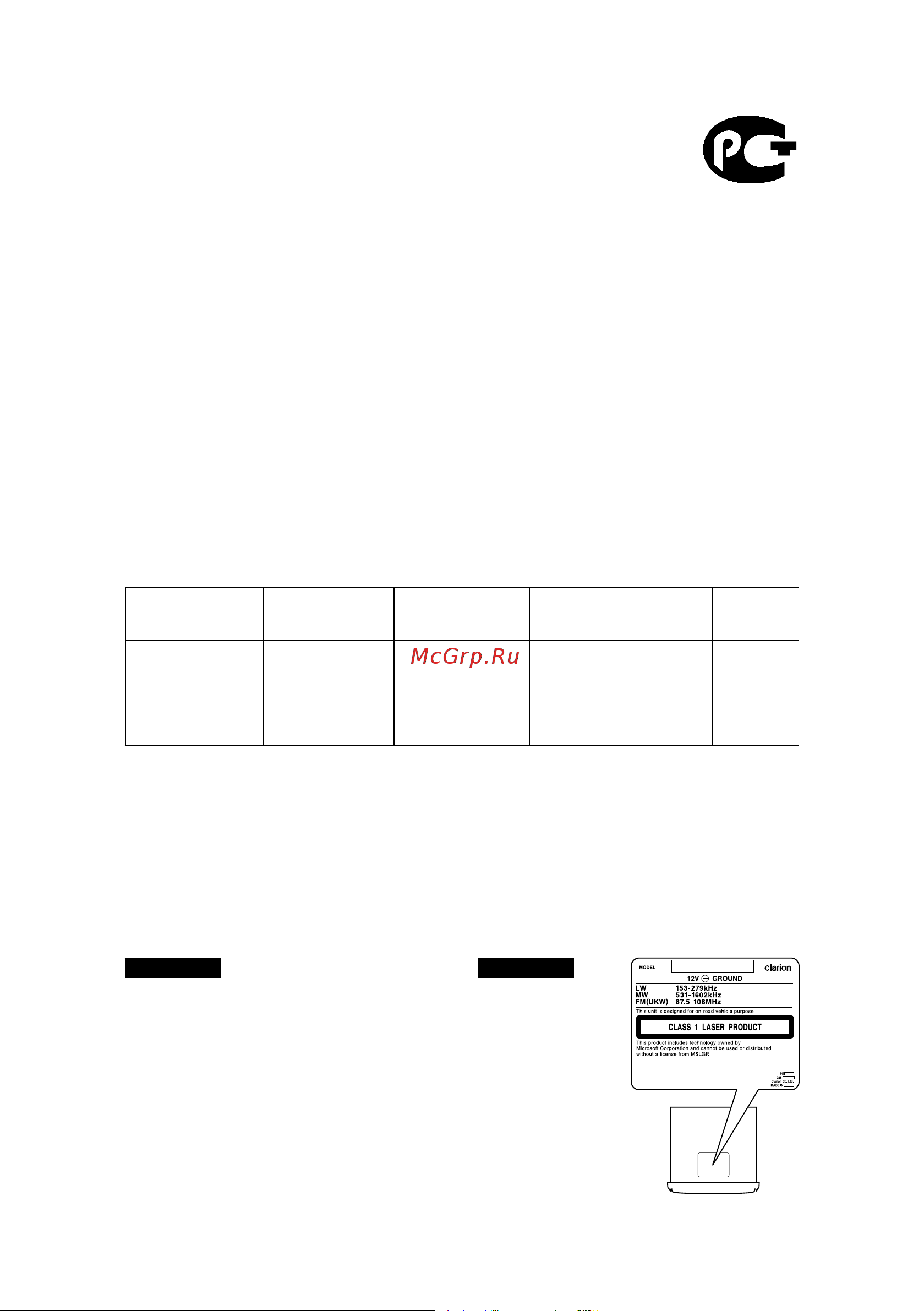 Clarion DXZ558RMP [2/36] Âíèìàíèå