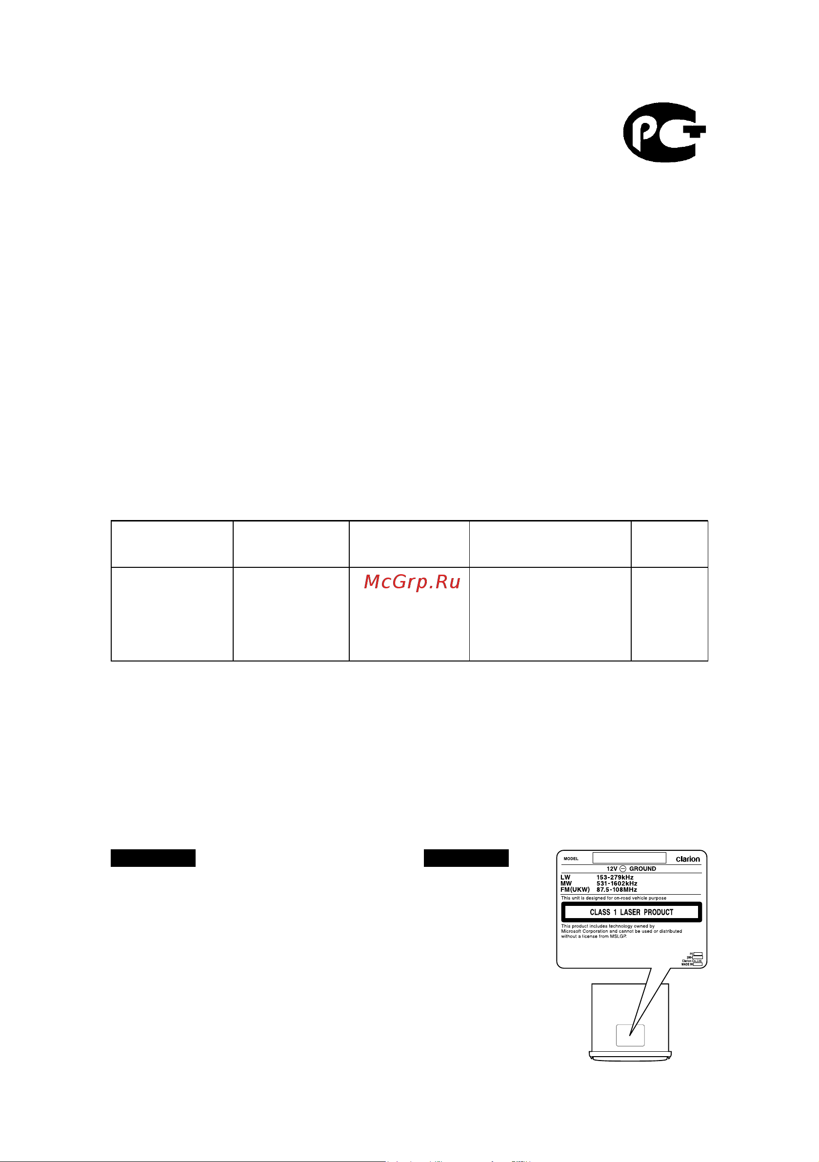 Clarion DXZ658RMP [2/36] Âíèìàíèå