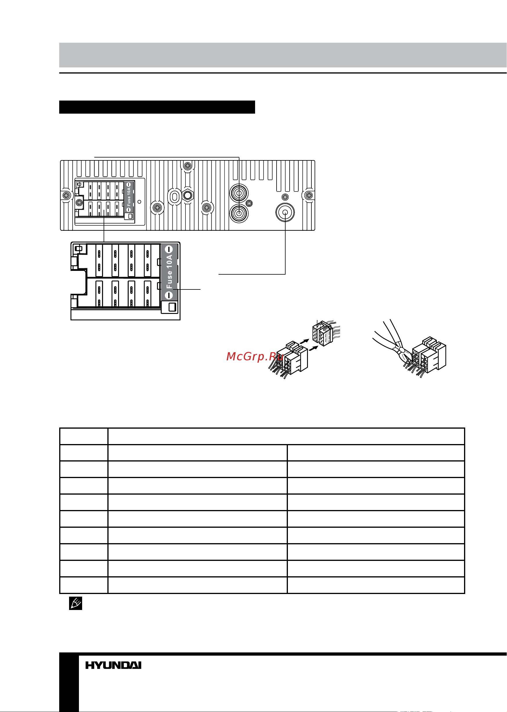 HYUNDAI ELECTRONICS H-CCR8086 [6/31] Installation connection