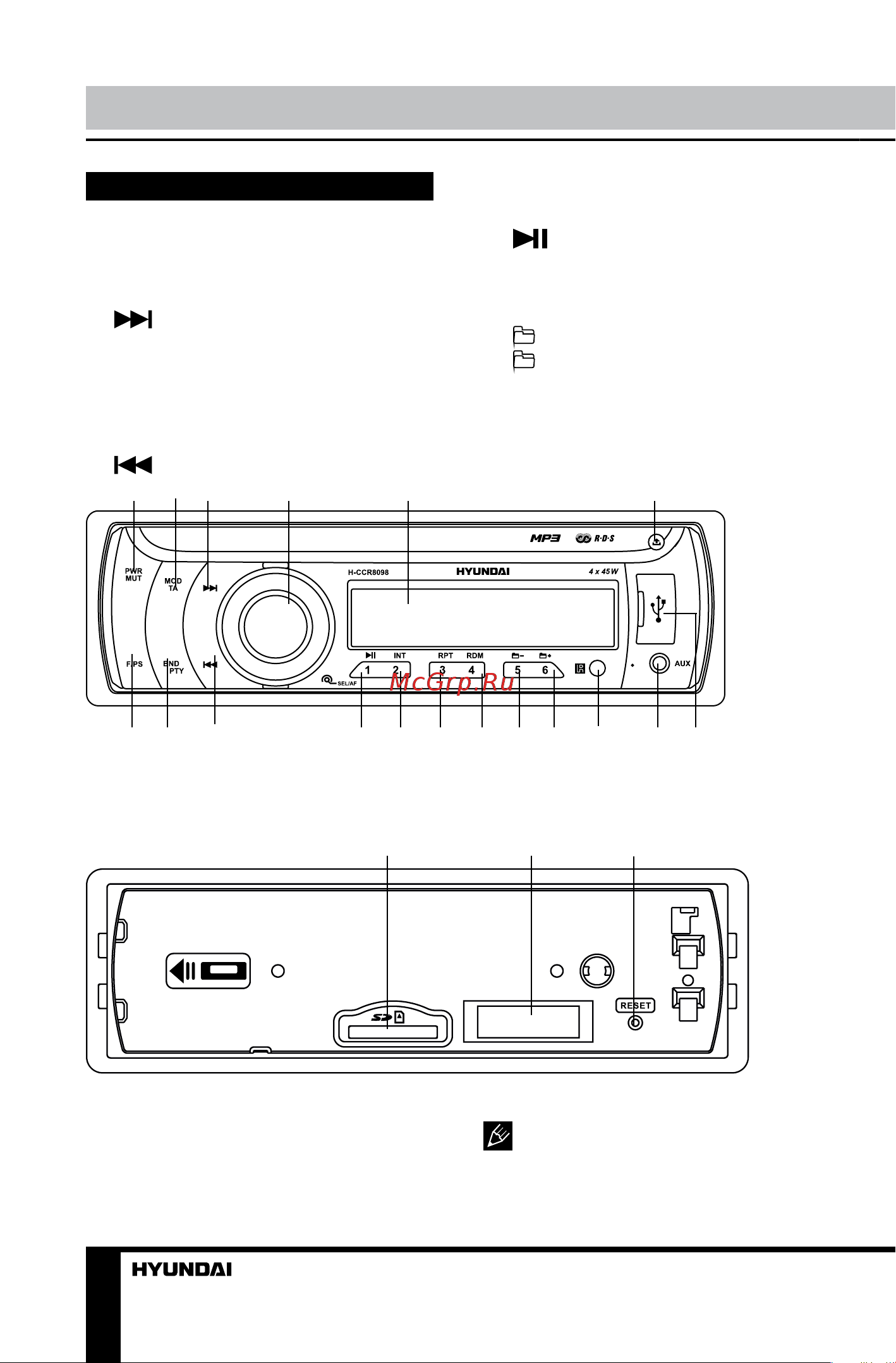 HYUNDAI ELECTRONICS H-CCR8098 [8/35] Operation