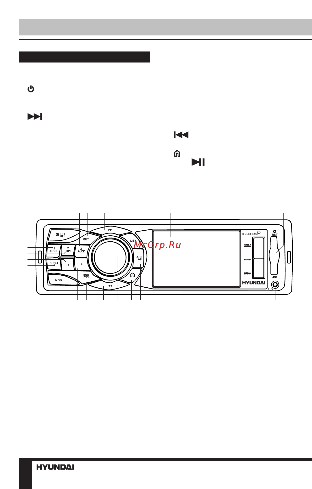 HYUNDAI ELECTRONICS H-CCR8190M [8/33] Operation