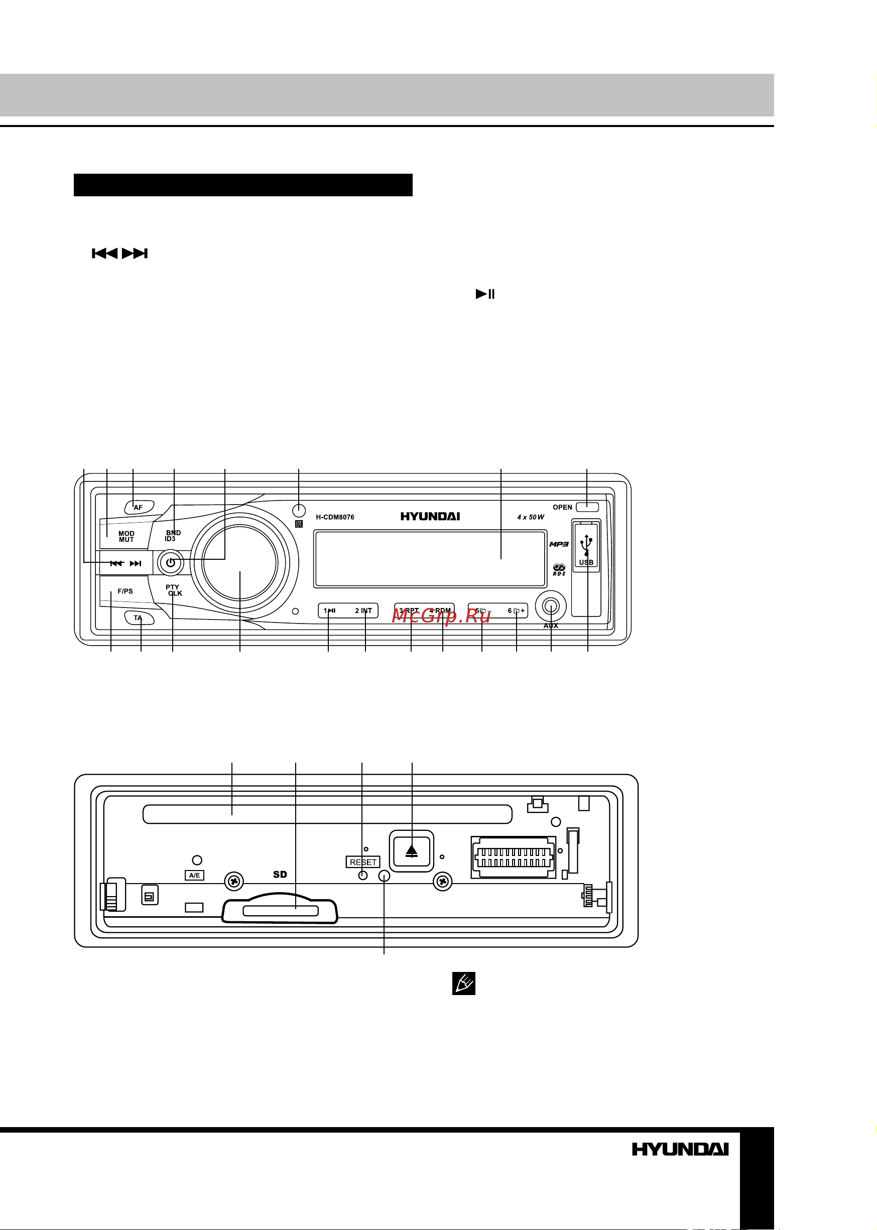 HYUNDAI ELECTRONICS H-CDM8076 [7/37] Operation