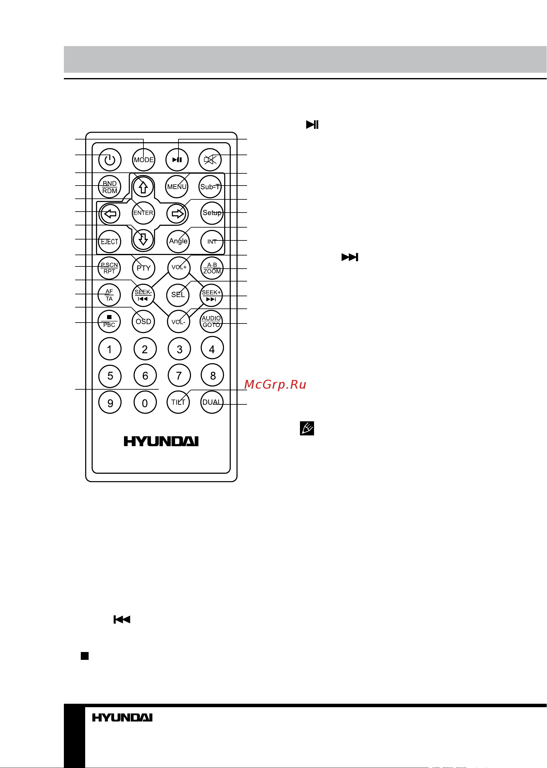 HYUNDAI ELECTRONICS H-CMD4001G [10/51] Operation