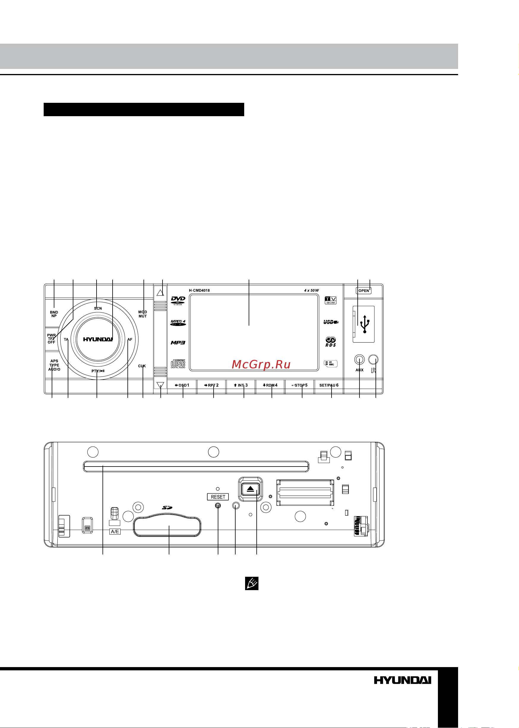 HYUNDAI ELECTRONICS H-CMD4018 [31/45] Установка подключение управление устройством