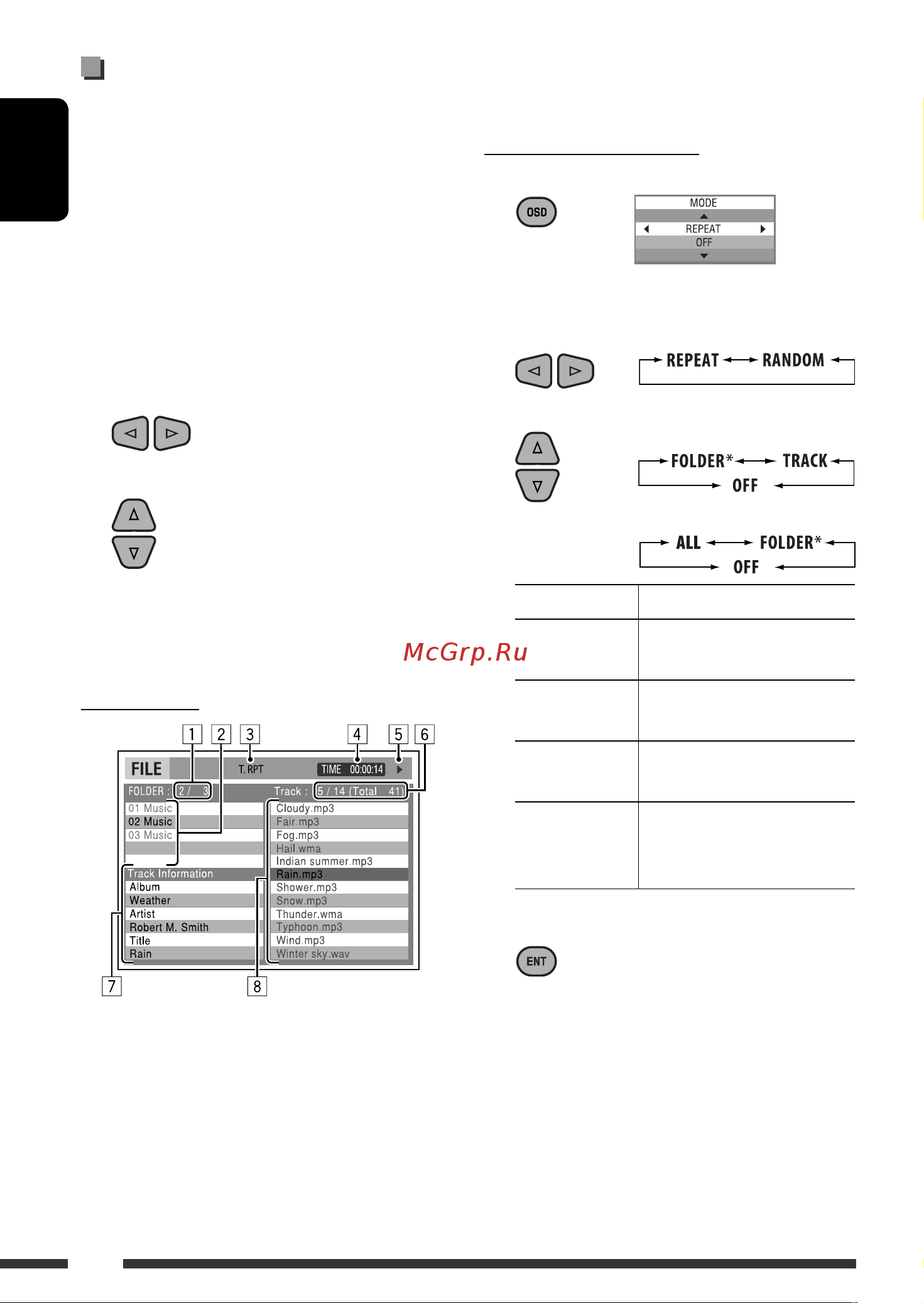 JVC KD-DV4407 [20/111] Operations using the control screen