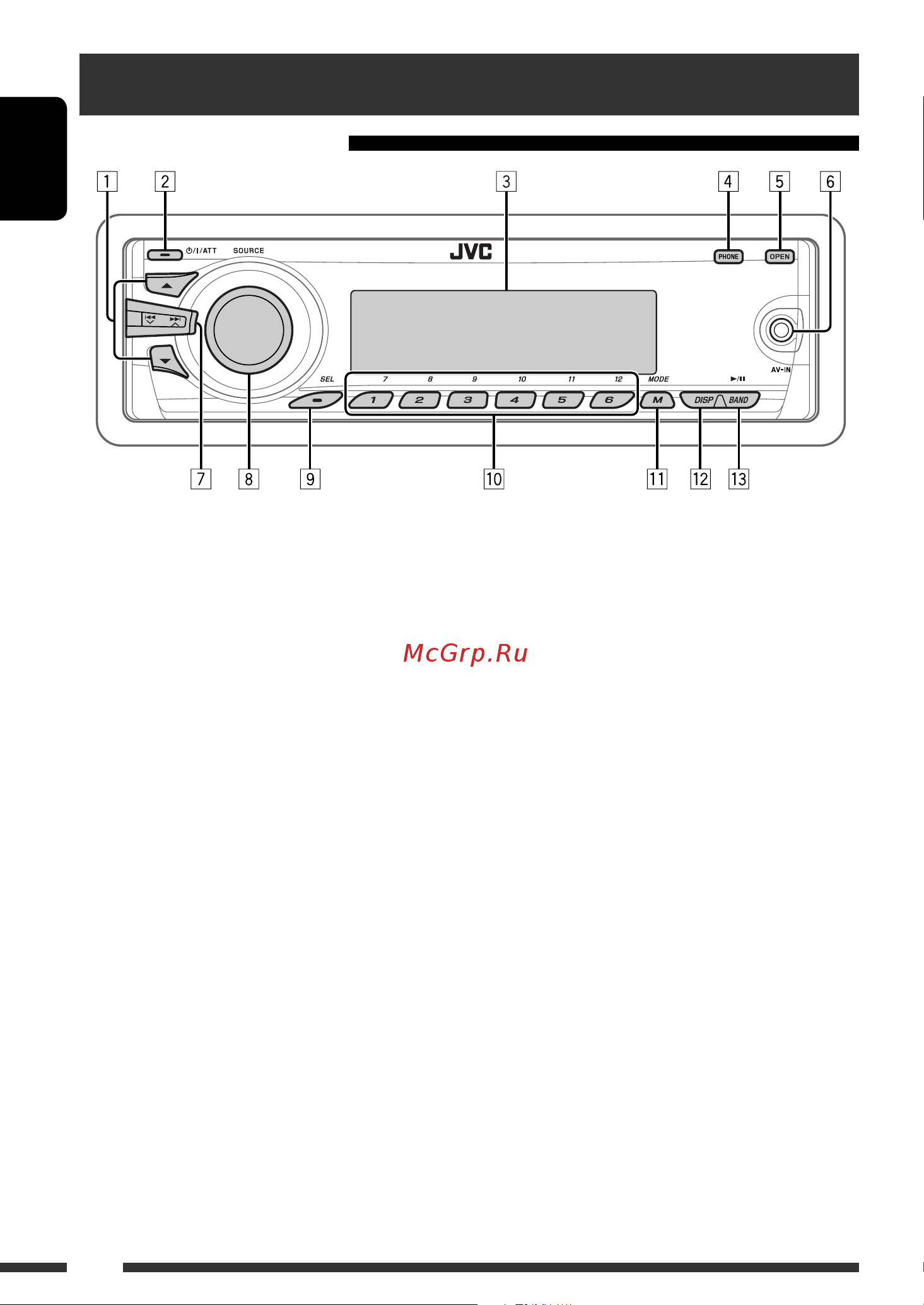 JVC KD-DV9401 [10/191] Basic operations