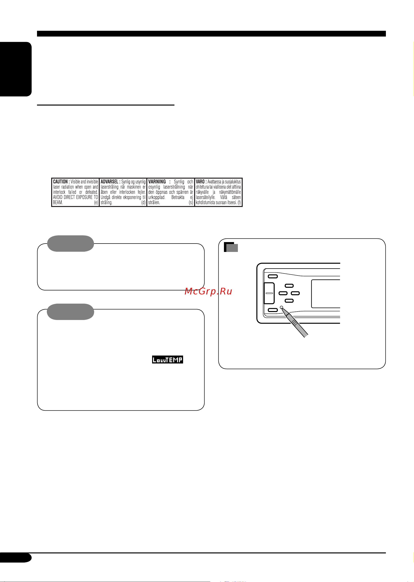 JVC KD-LH811 [2/165] How to reset your unit