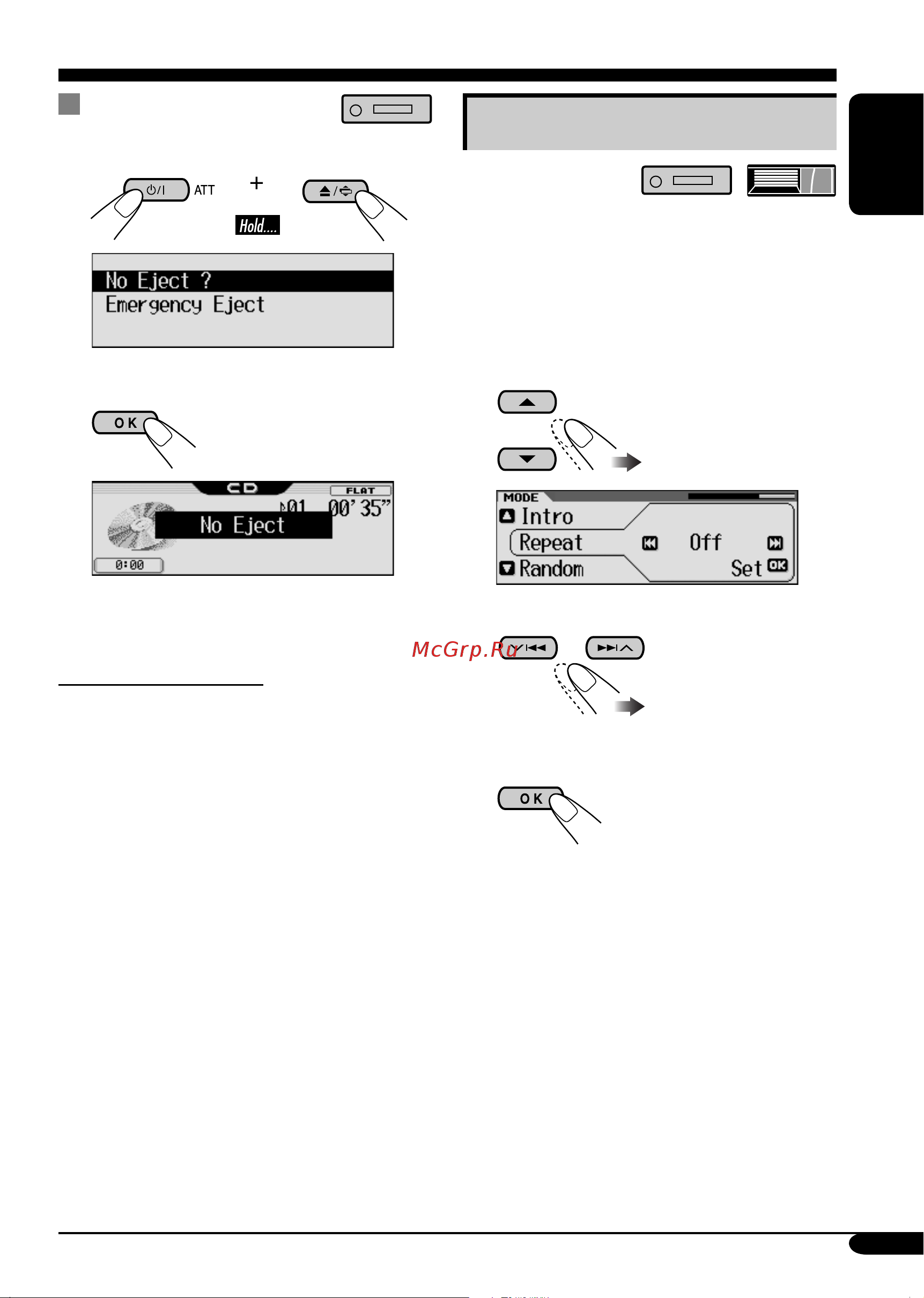 JVC KD-LH811 [21/165] Selecting the playback modes