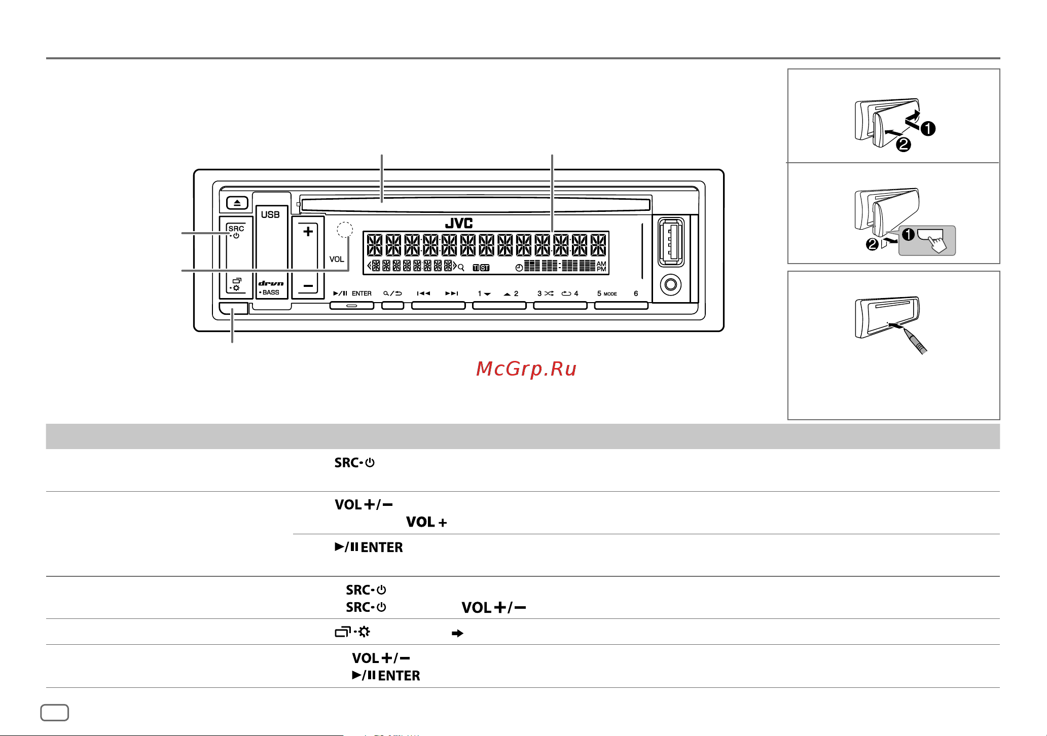 JVC KD-R492M [6/64] Basics