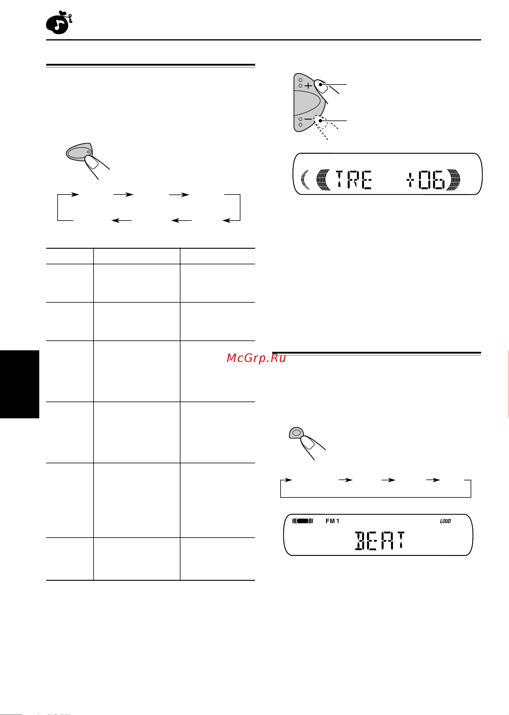 JVC KD-S743R [20/106] Ajustes del sonido