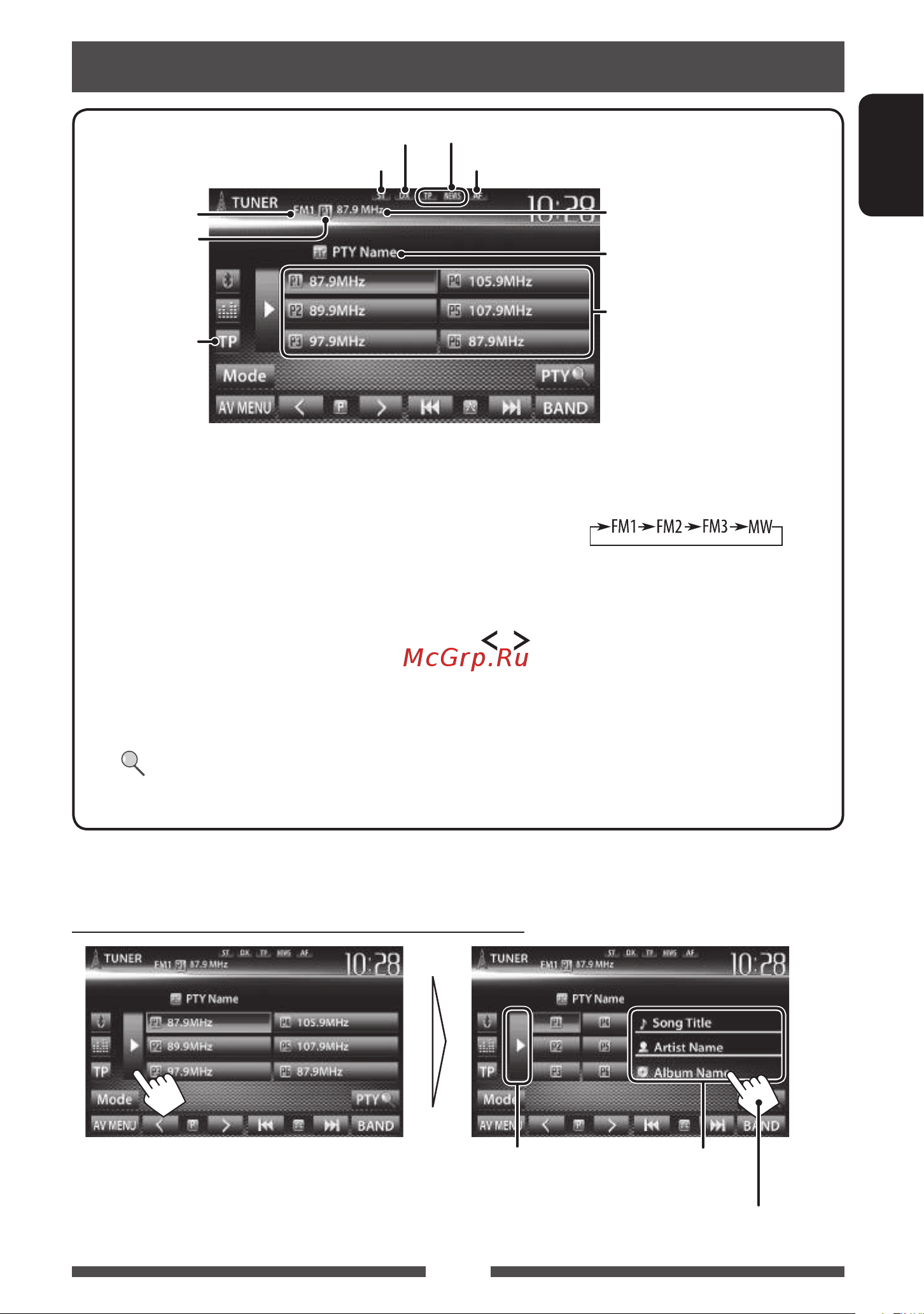 JVC KW-AV60(BT) [13/145] Прослушивание радио