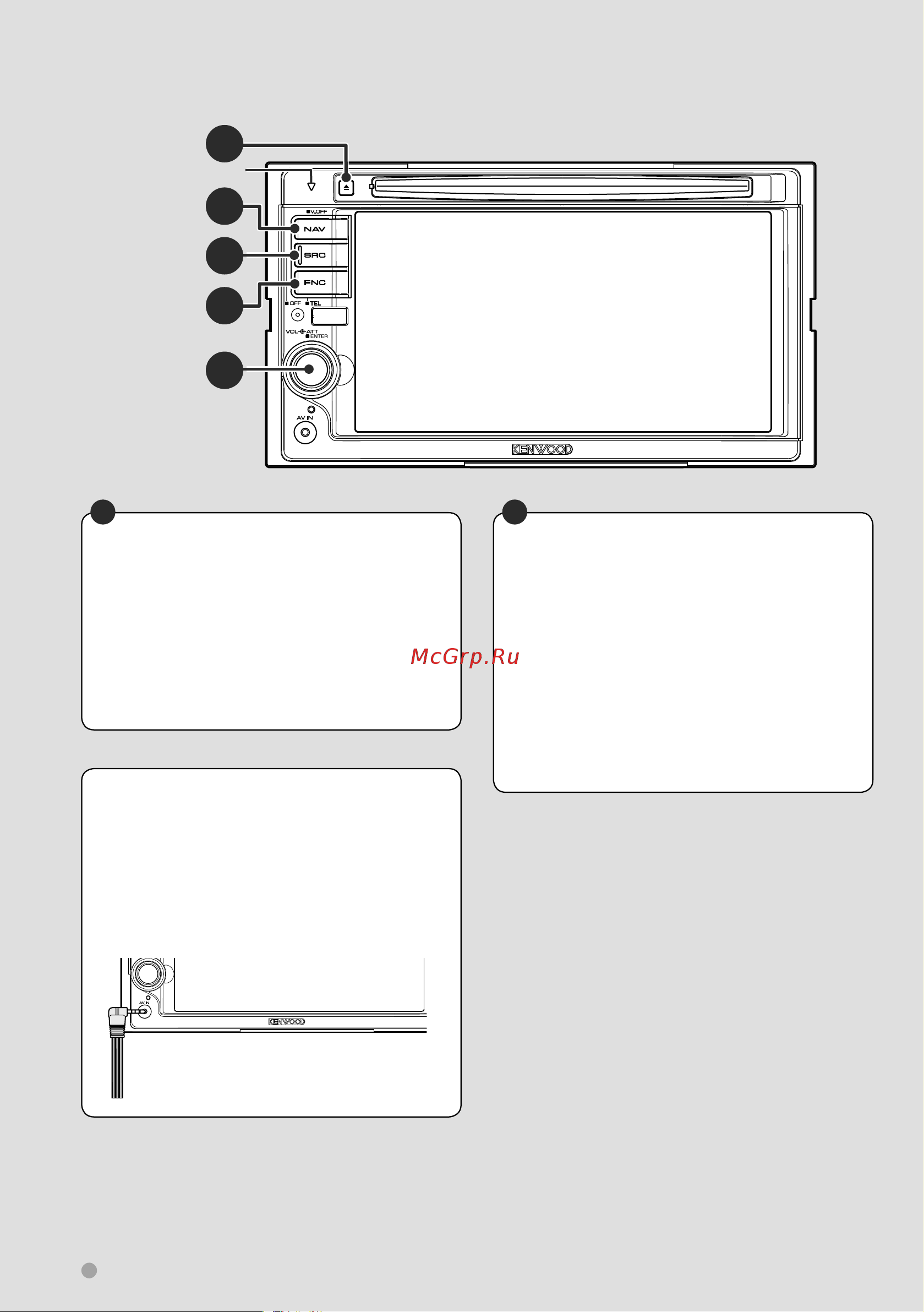 Kenwood DNX5240(BT) [12/96] Воспроизведение на внешнем устройстве