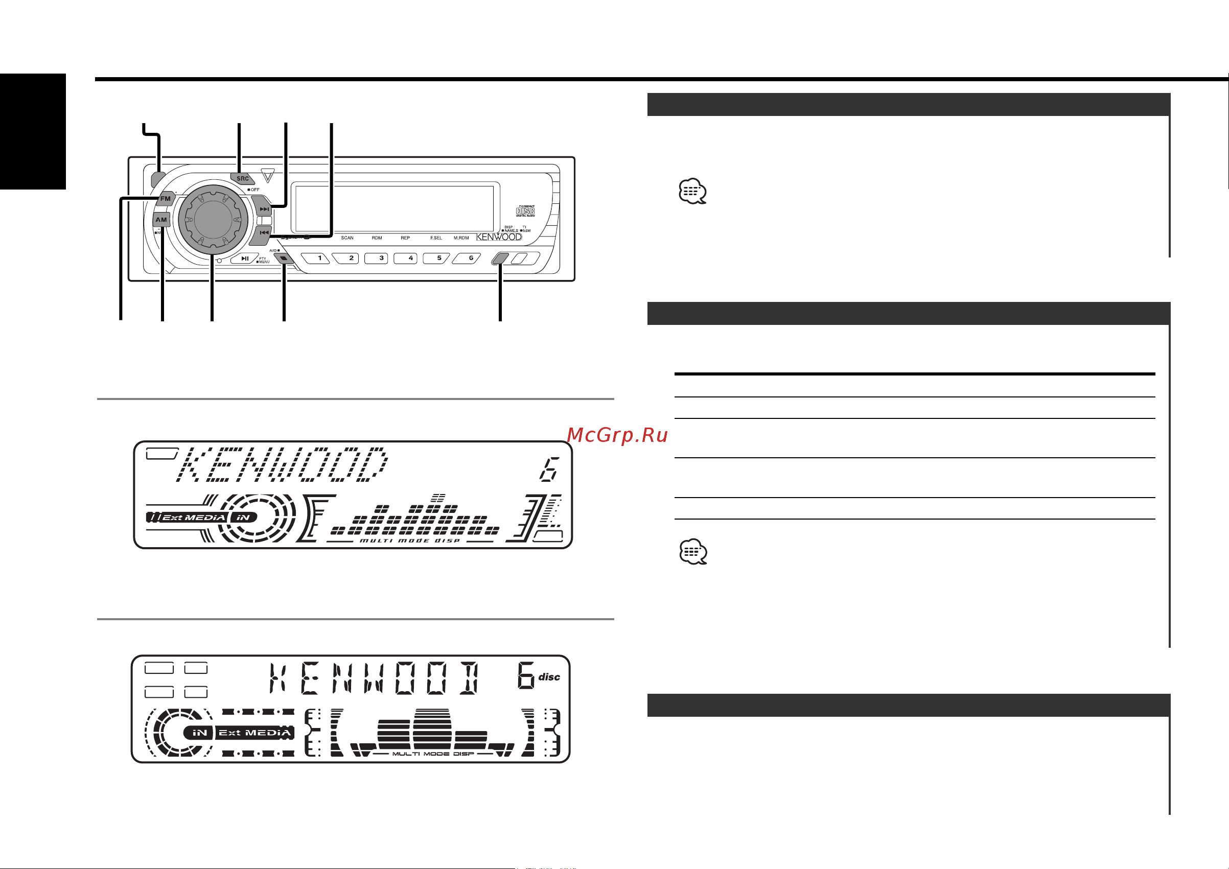 Kenwood KDC-5024(V) [8/38] Общие характеристики