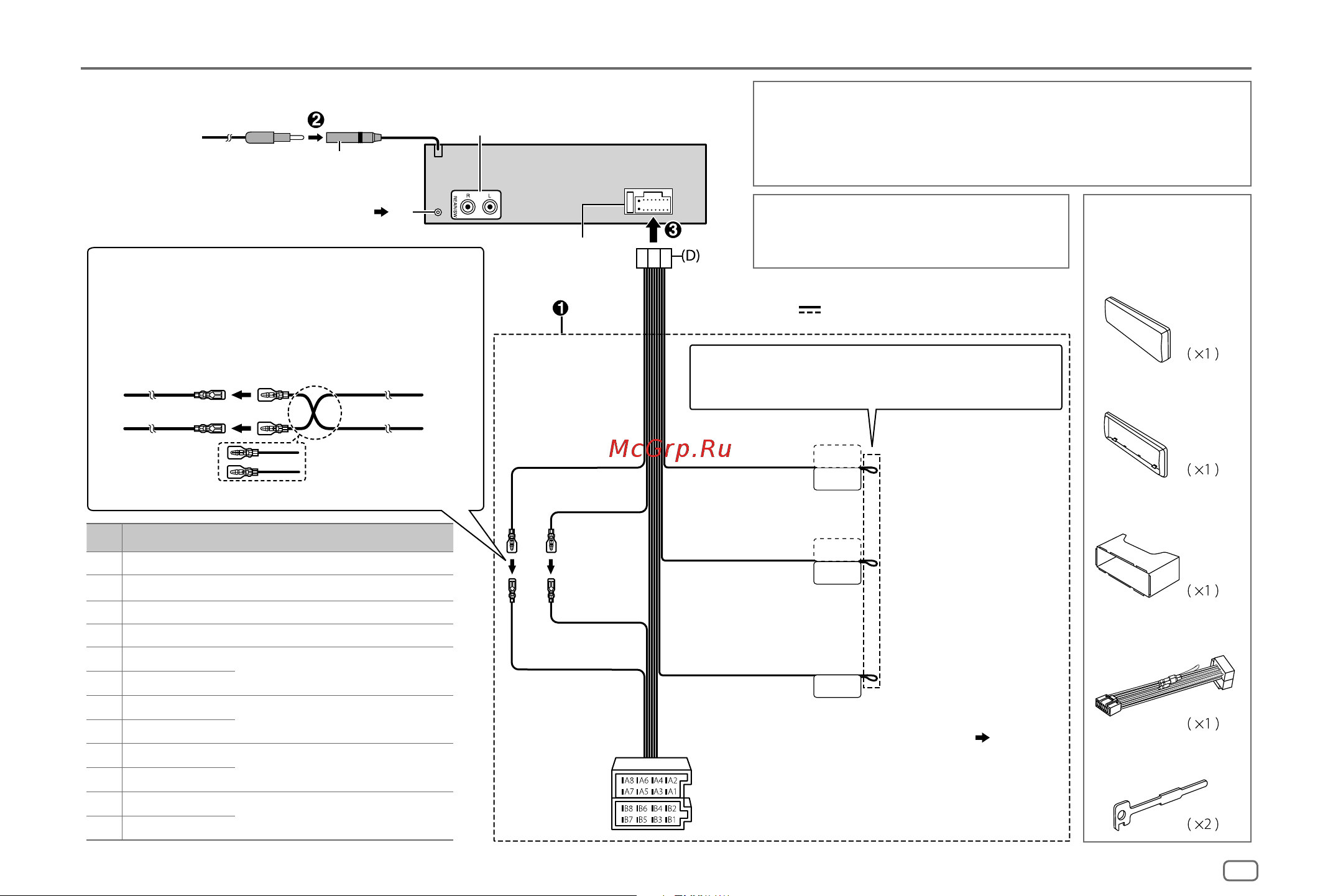 Kenwood KMM-DAB403 [23/60] Installation connection