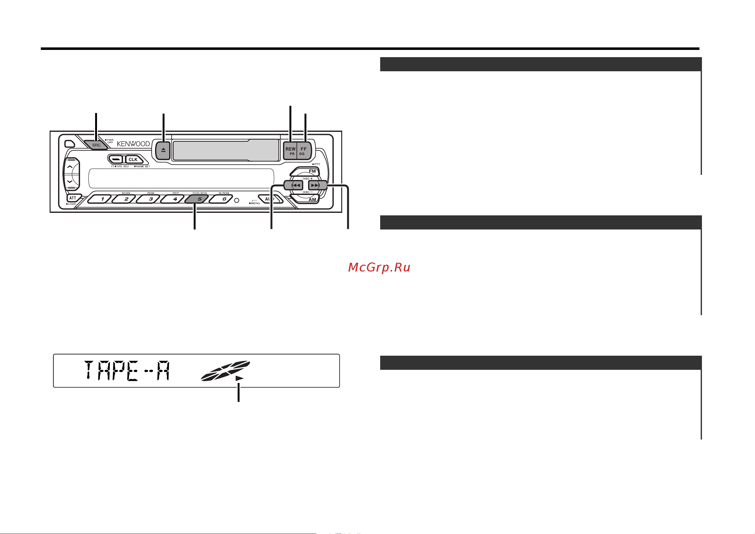 Kenwood KRC-294A (G) [41/84] Możliwości odtwarzacza kaset