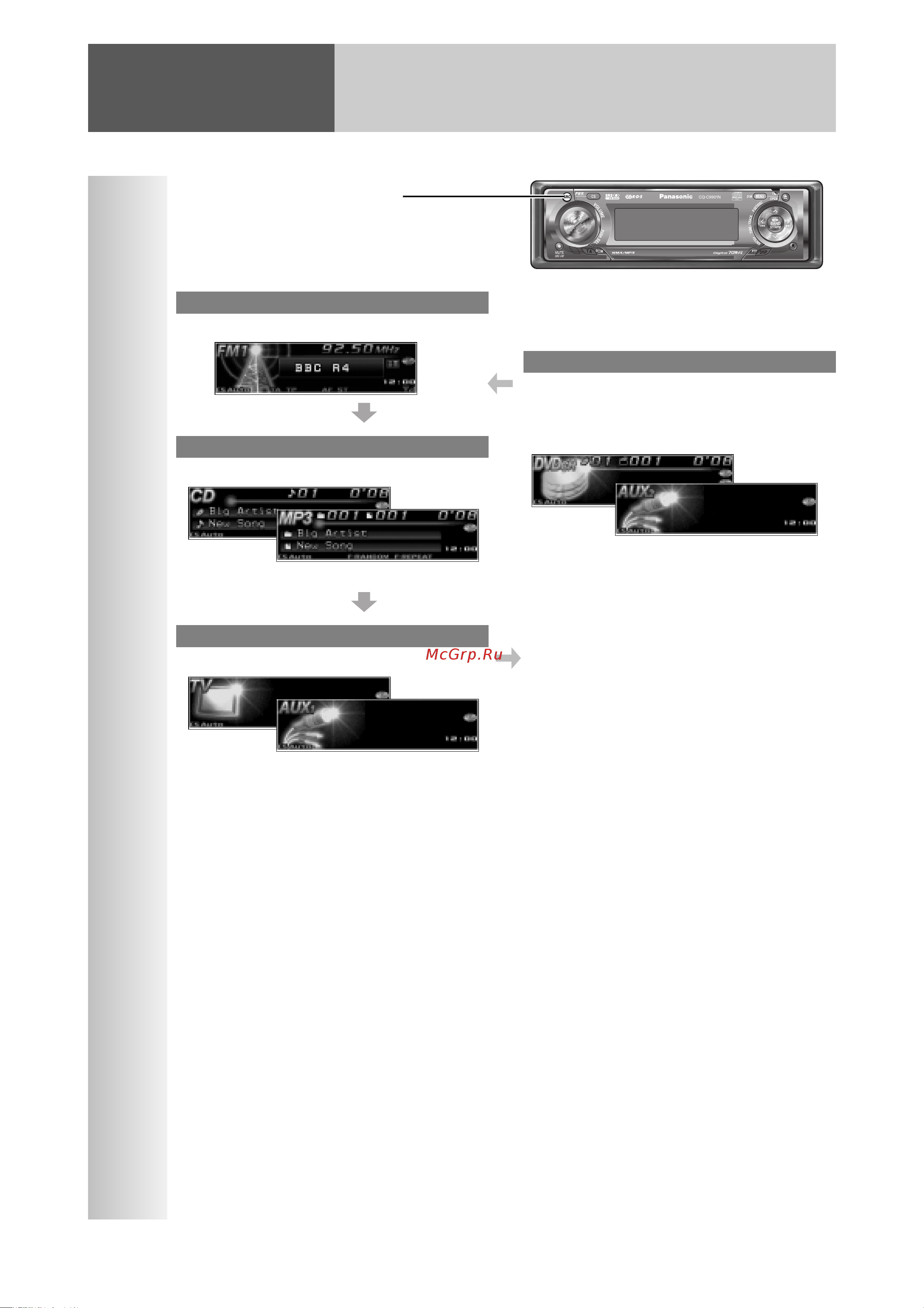 Panasonic CQ-C9901N [14/49] Радио