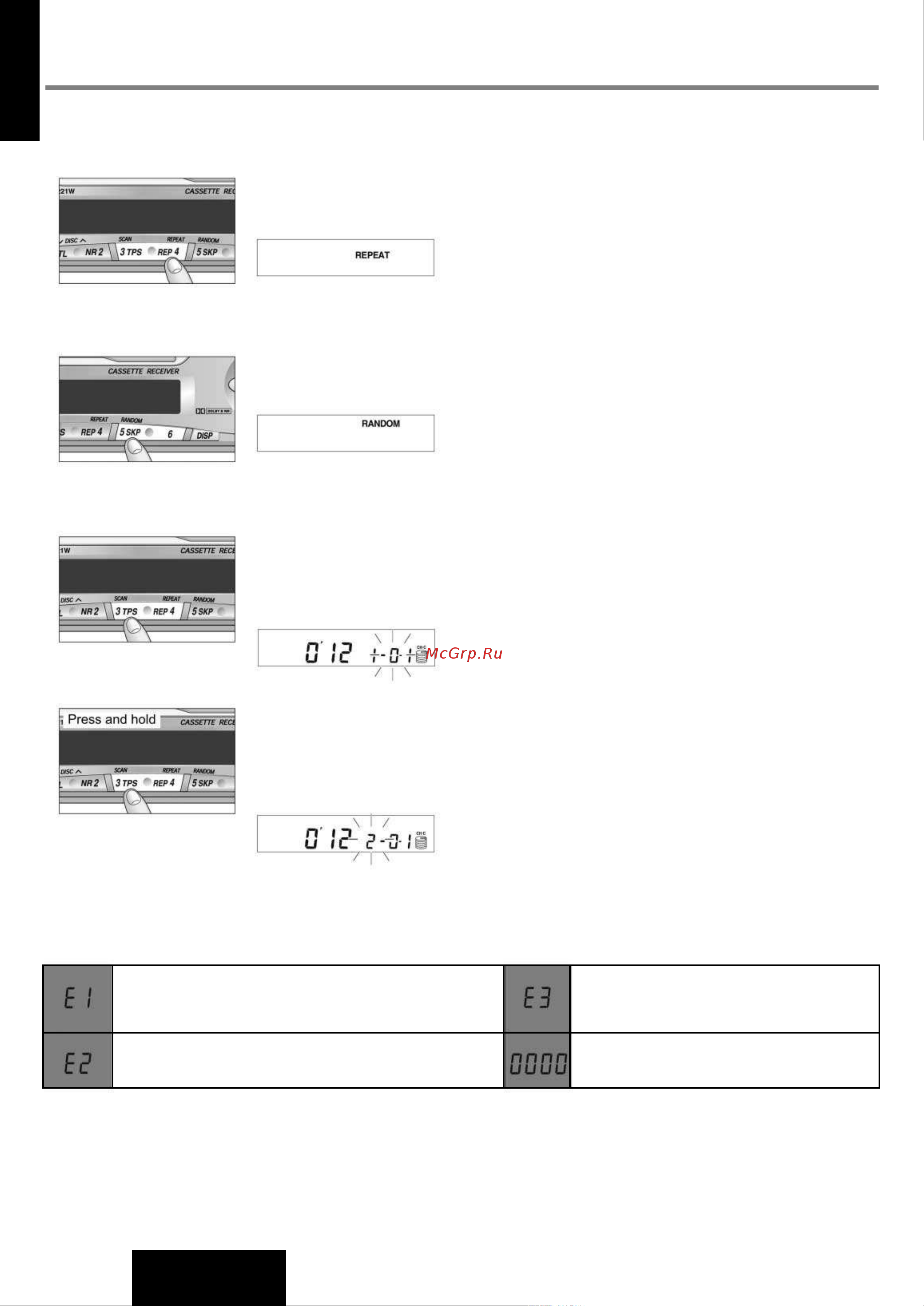 Panasonic CQ-R221W [12/23] Cd чейнджер основные положения