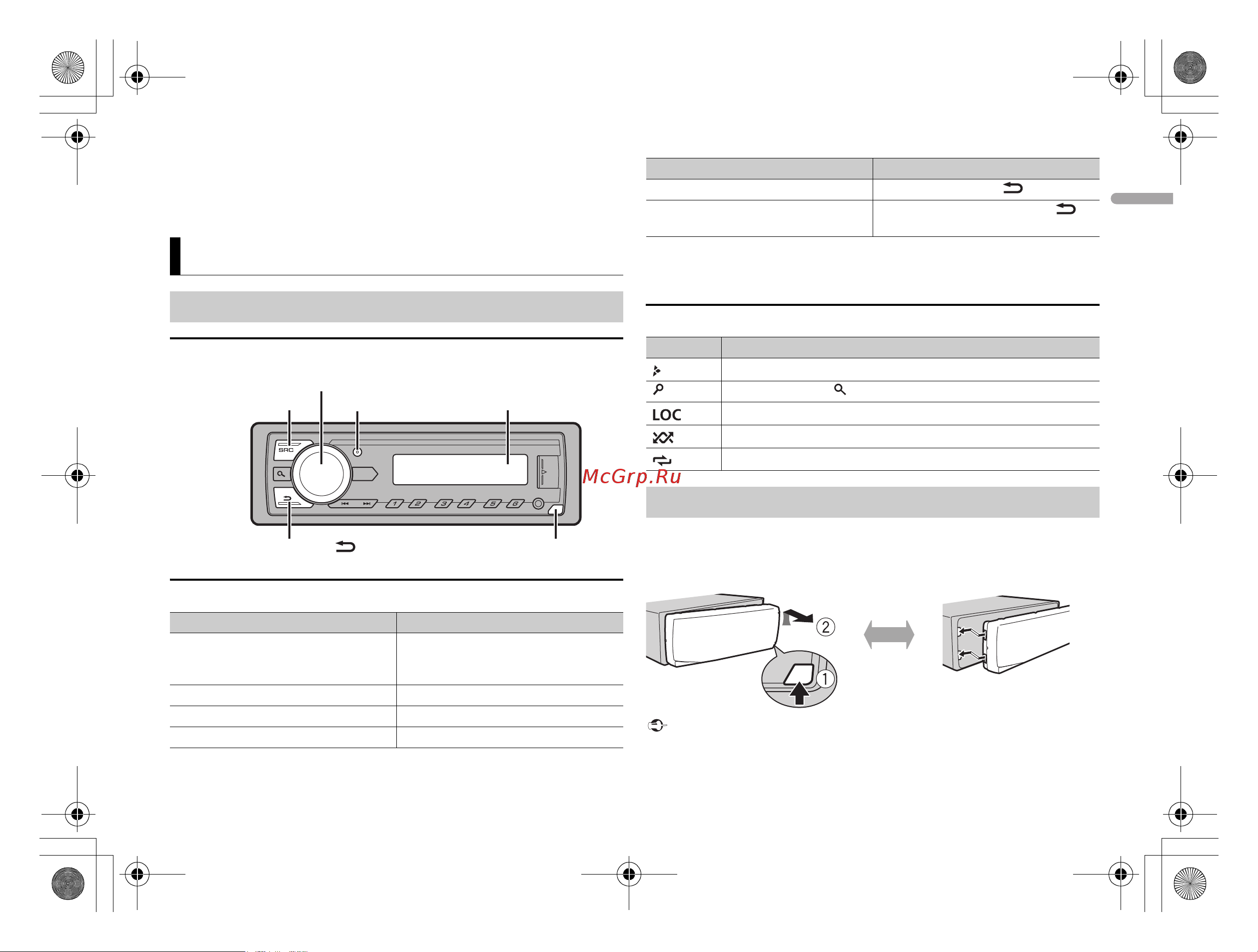 Pioneer MVH-08UB (UBG) [3/32] Getting started