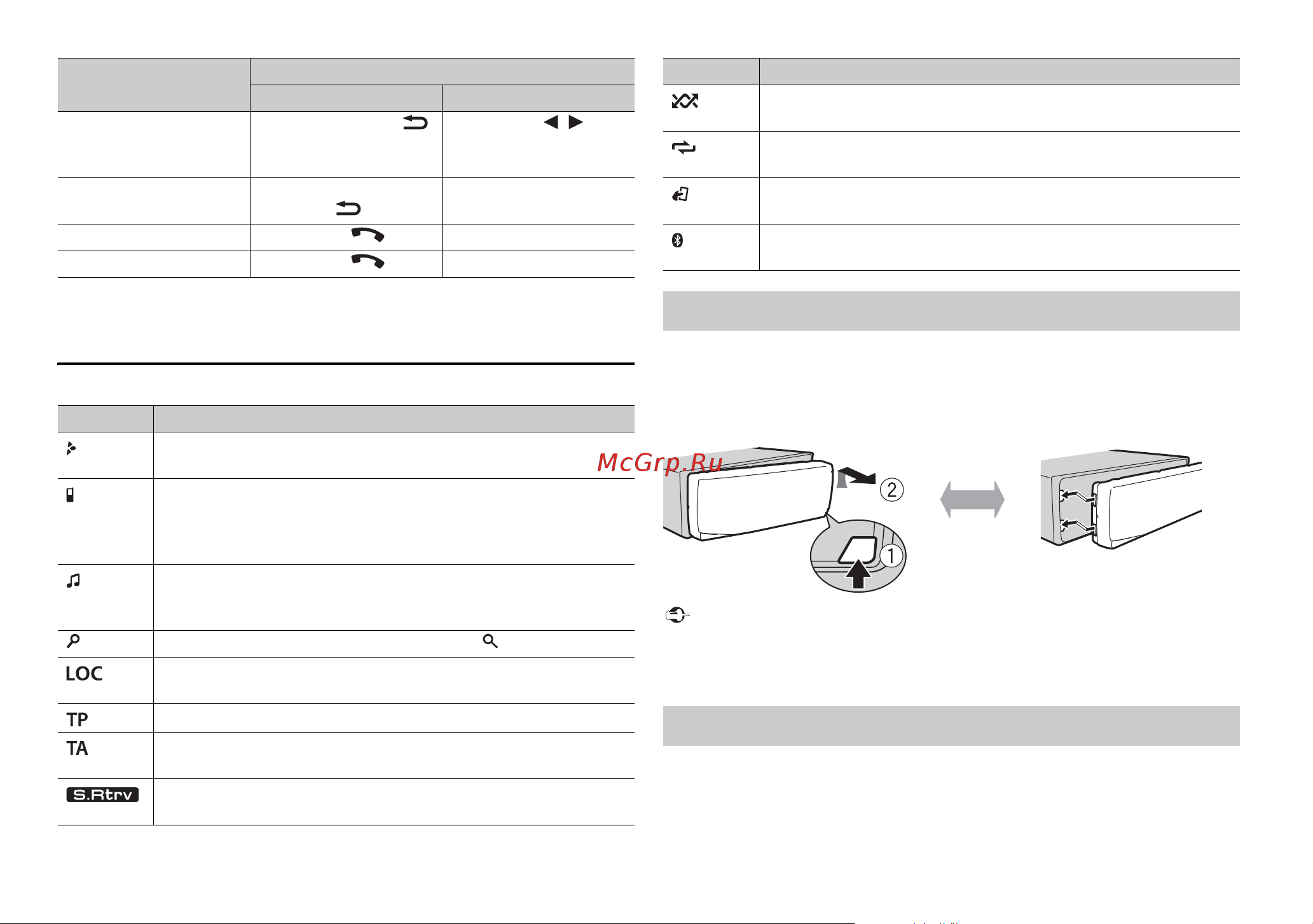 Pioneer MVH-180UB (UBG) (UI) [32/204] Préparation de la télécommande