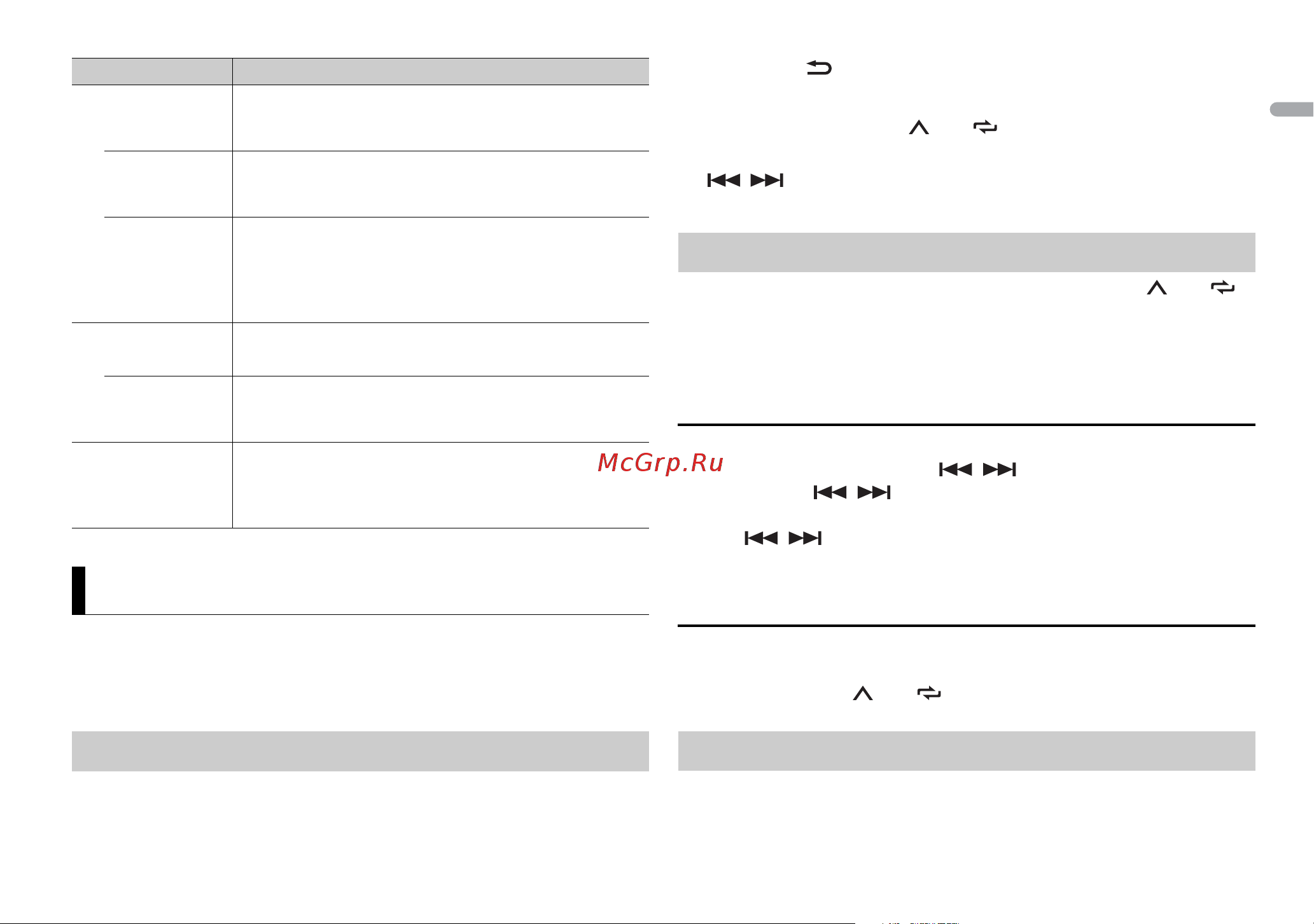 Pioneer MVH-190UB (UBG) (UI) [5/160] Best stations memory bsm
