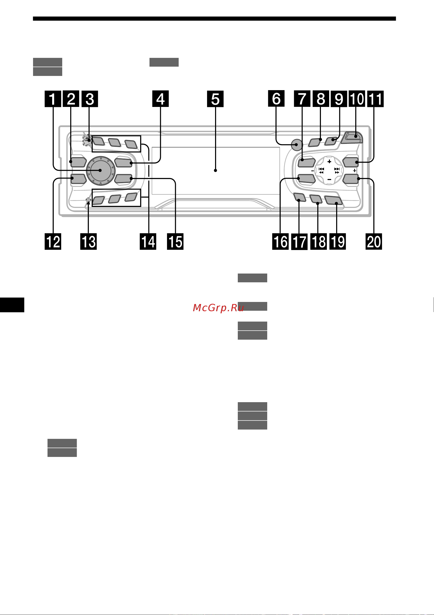 Sony CDX-CA750(X) [102/204] Localização dos controlos