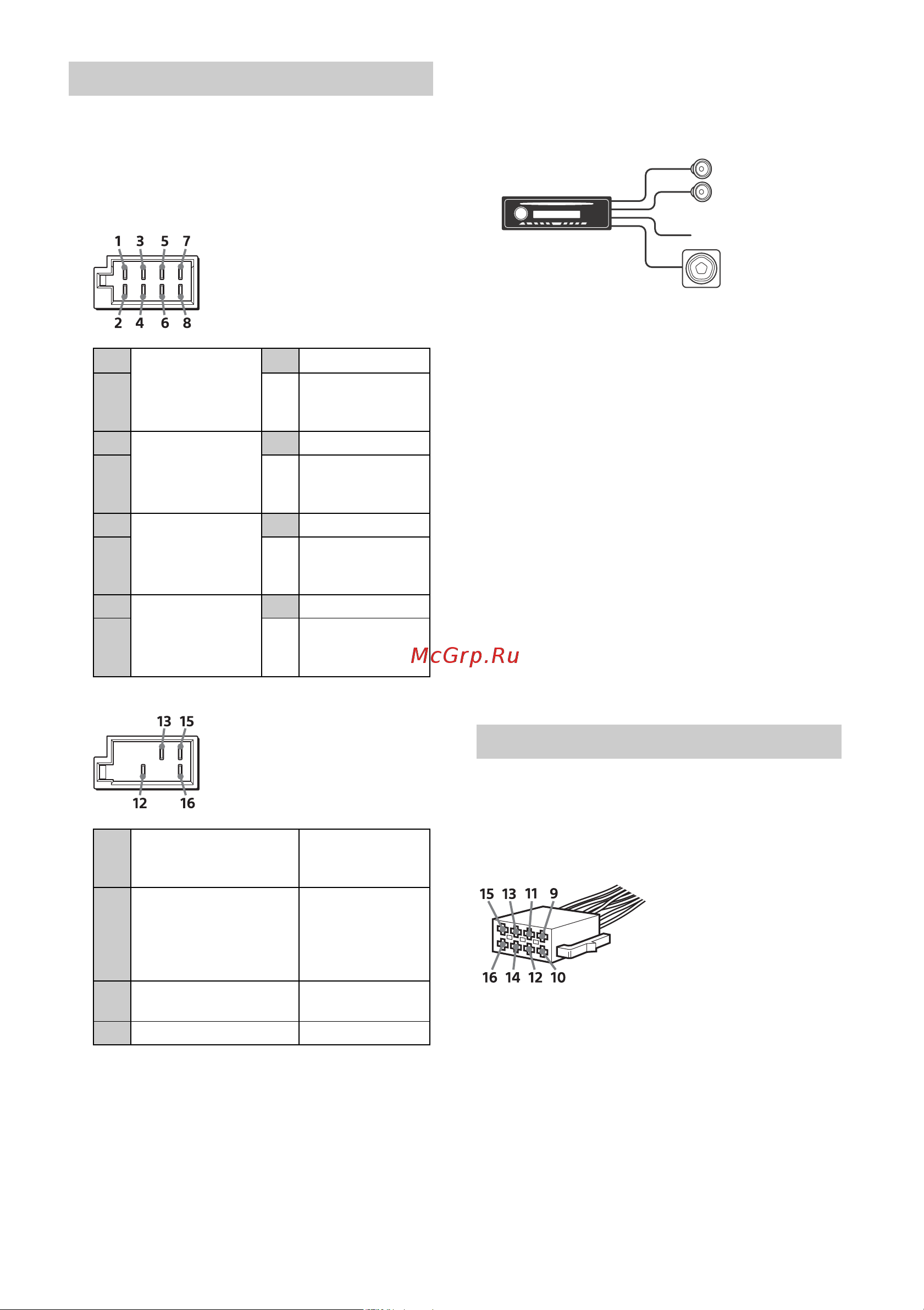 Sony CDX-G1100UE (U) [18/20] Простое подключение сабвуфера