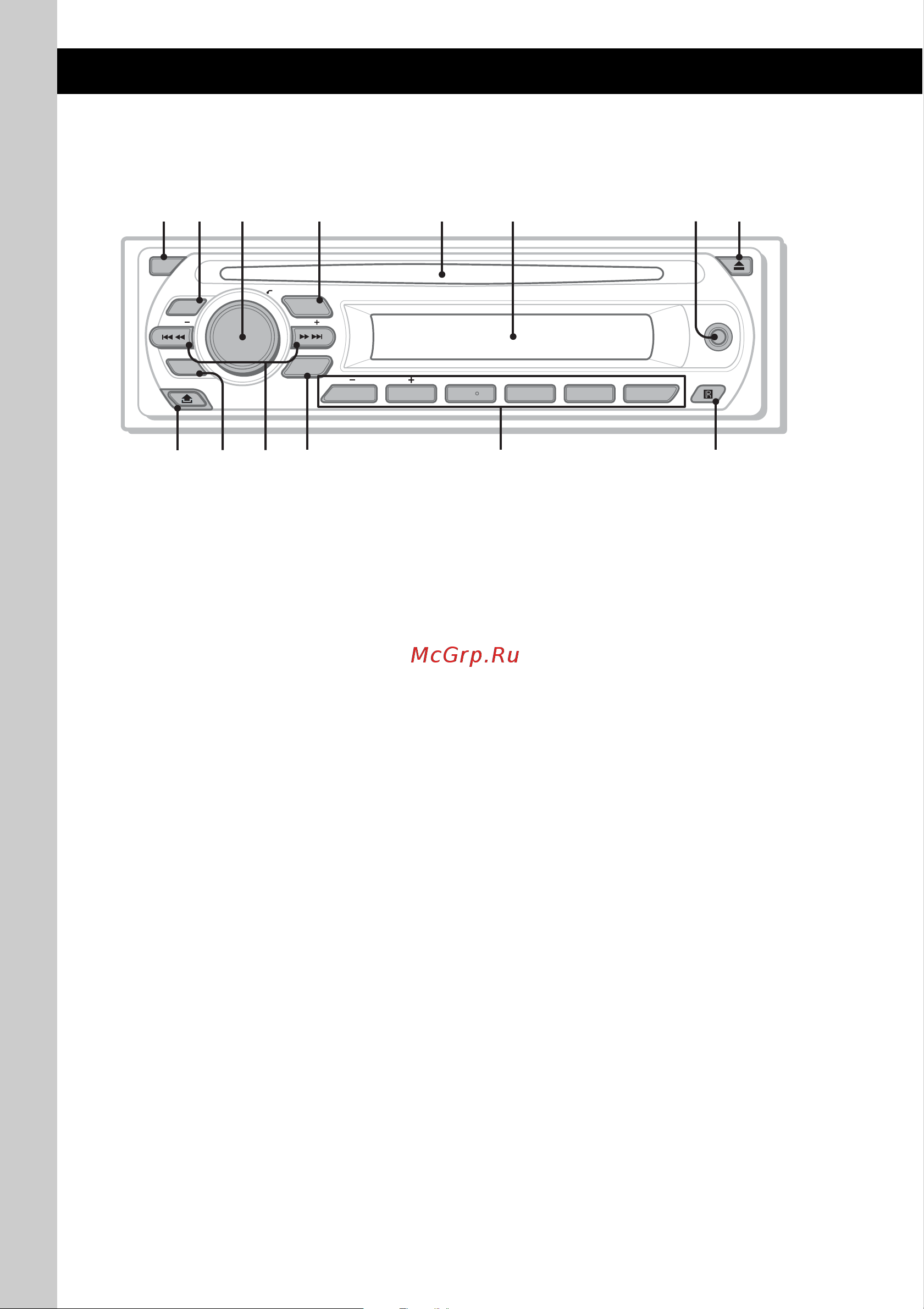 Sony CDX-GT16 [6/18] 5 8 6 7 3