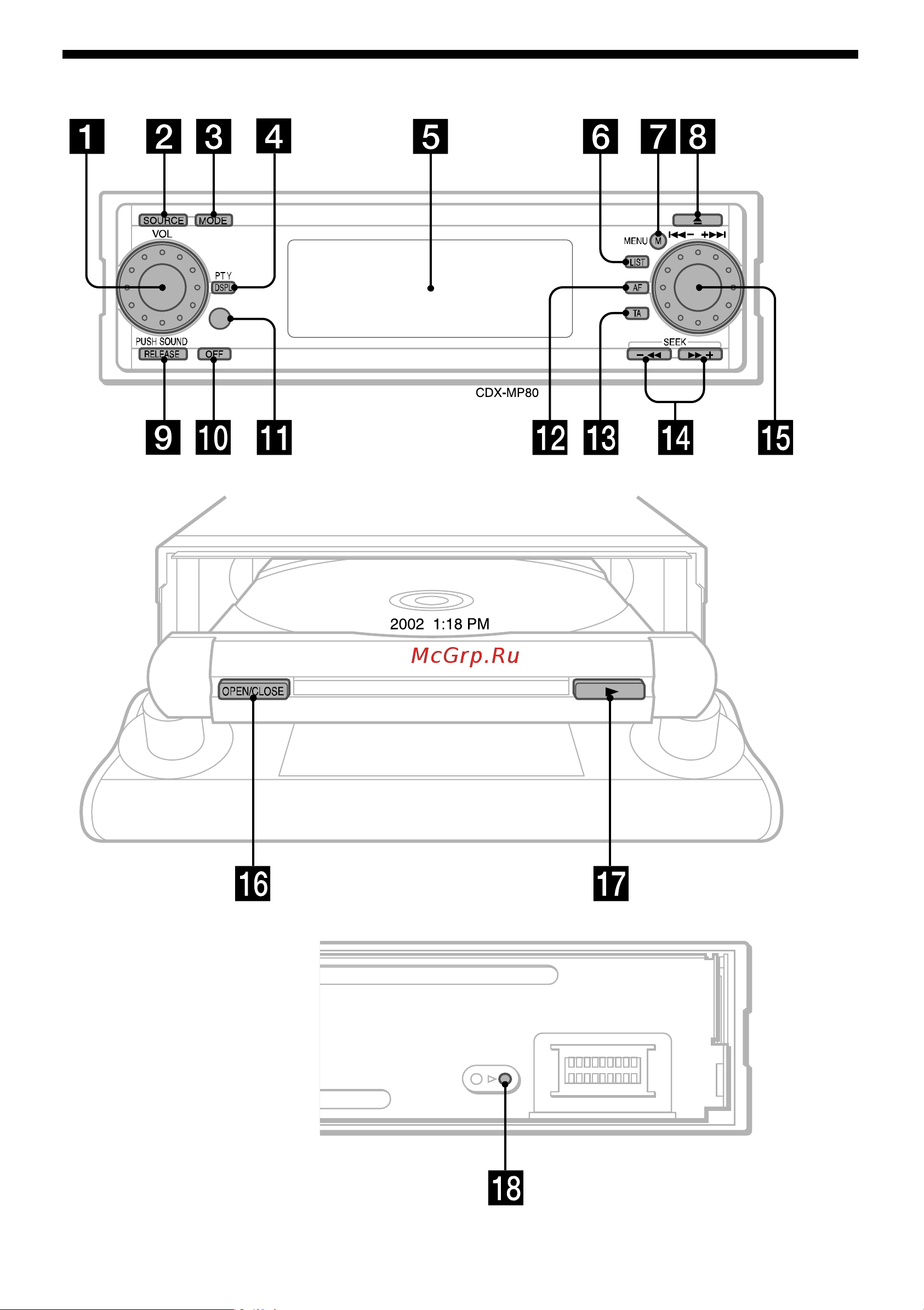 Sony CDX-MP80 Руководство по эксплуатации онлайн [4/36] 694976