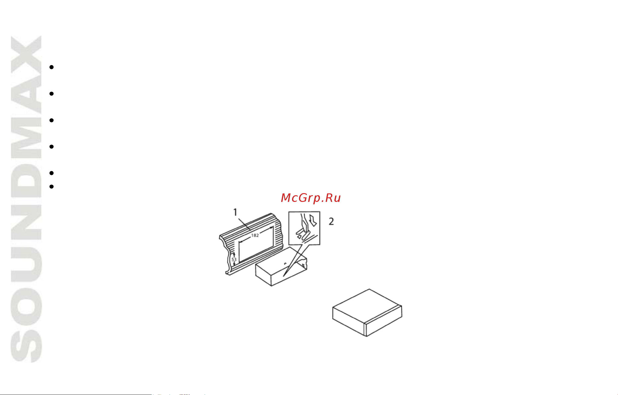 Soundmax SM-CCR3041 [6/40] Installation connections