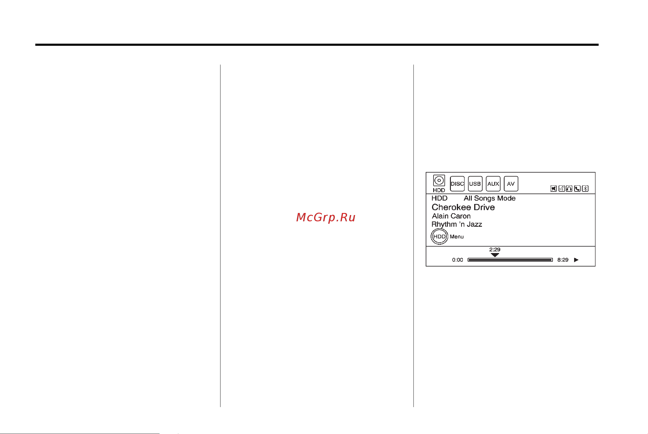 CADILLAC SRX  2011 [26/122] Hard drive device hdd