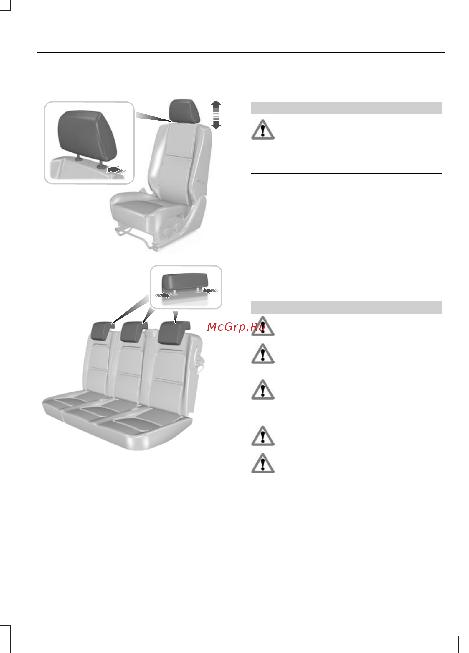 Ford Tourneo Connect  2009 [67/172] Подголовники