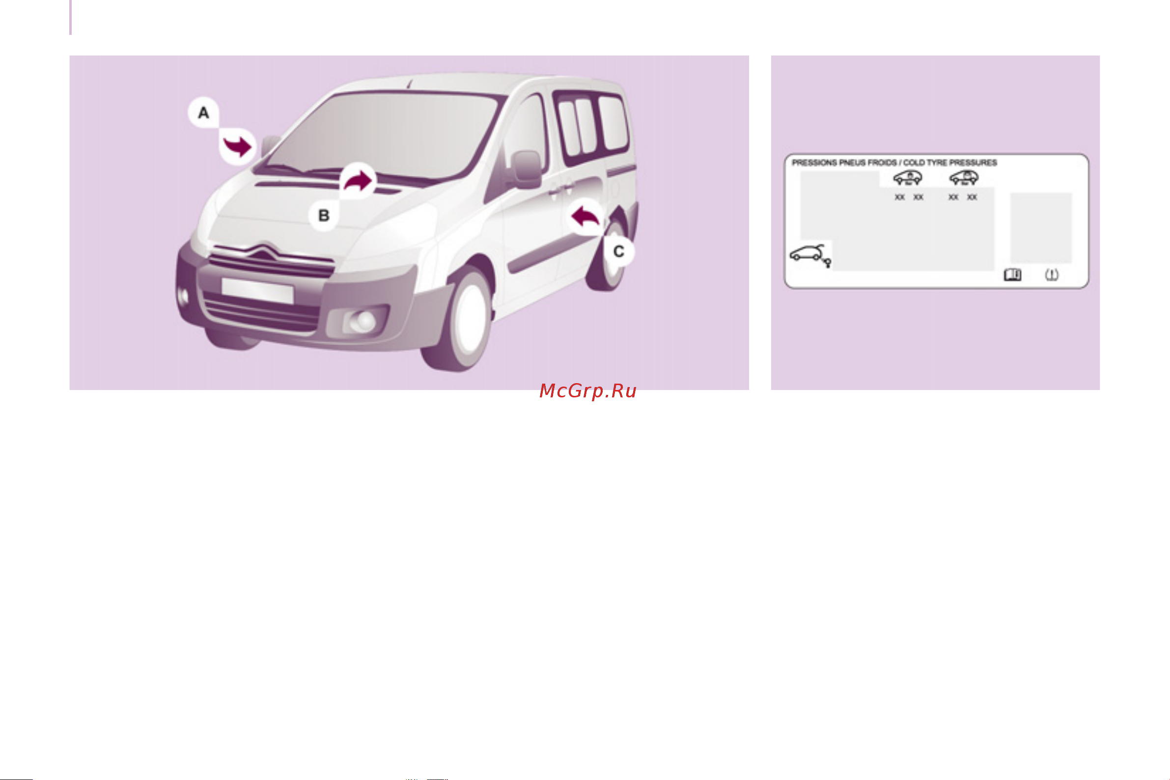 Citroen JUMPY MULTISPACE  2013 [162/260] Идентификационные данные