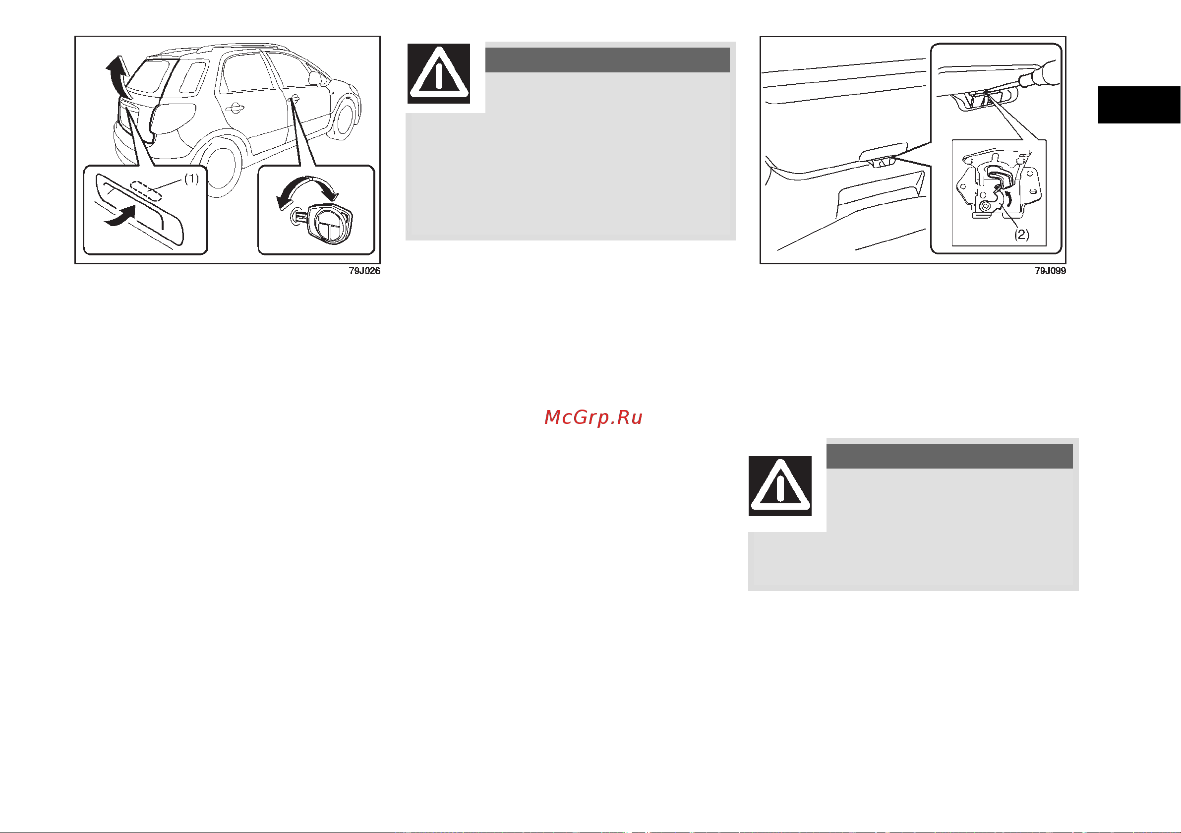 Fiat SEDICI  2010 [24/268] Предупреждение