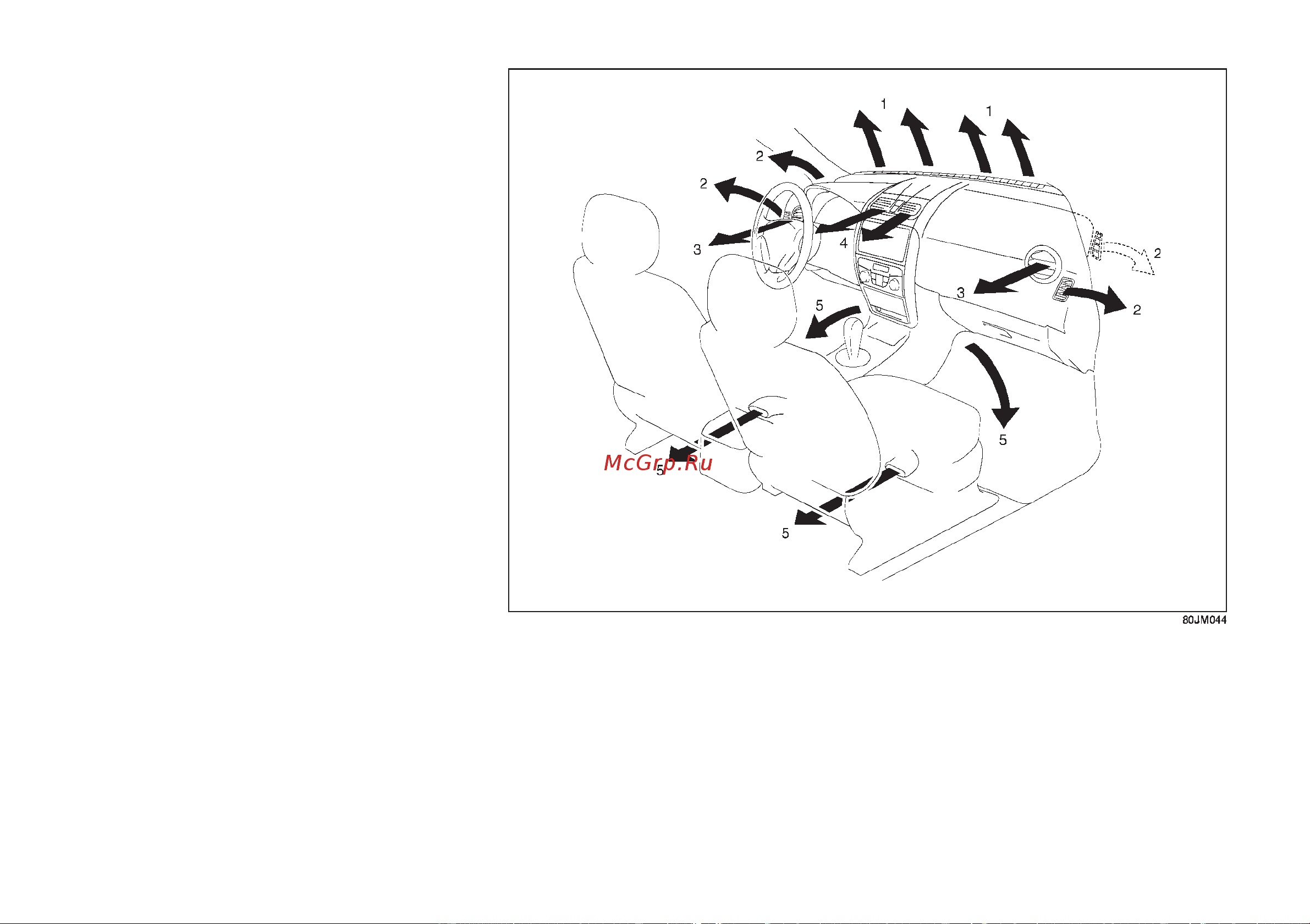 Fiat SEDICI  2010 [97/268] Система обогрева и кондиционирования воздуха