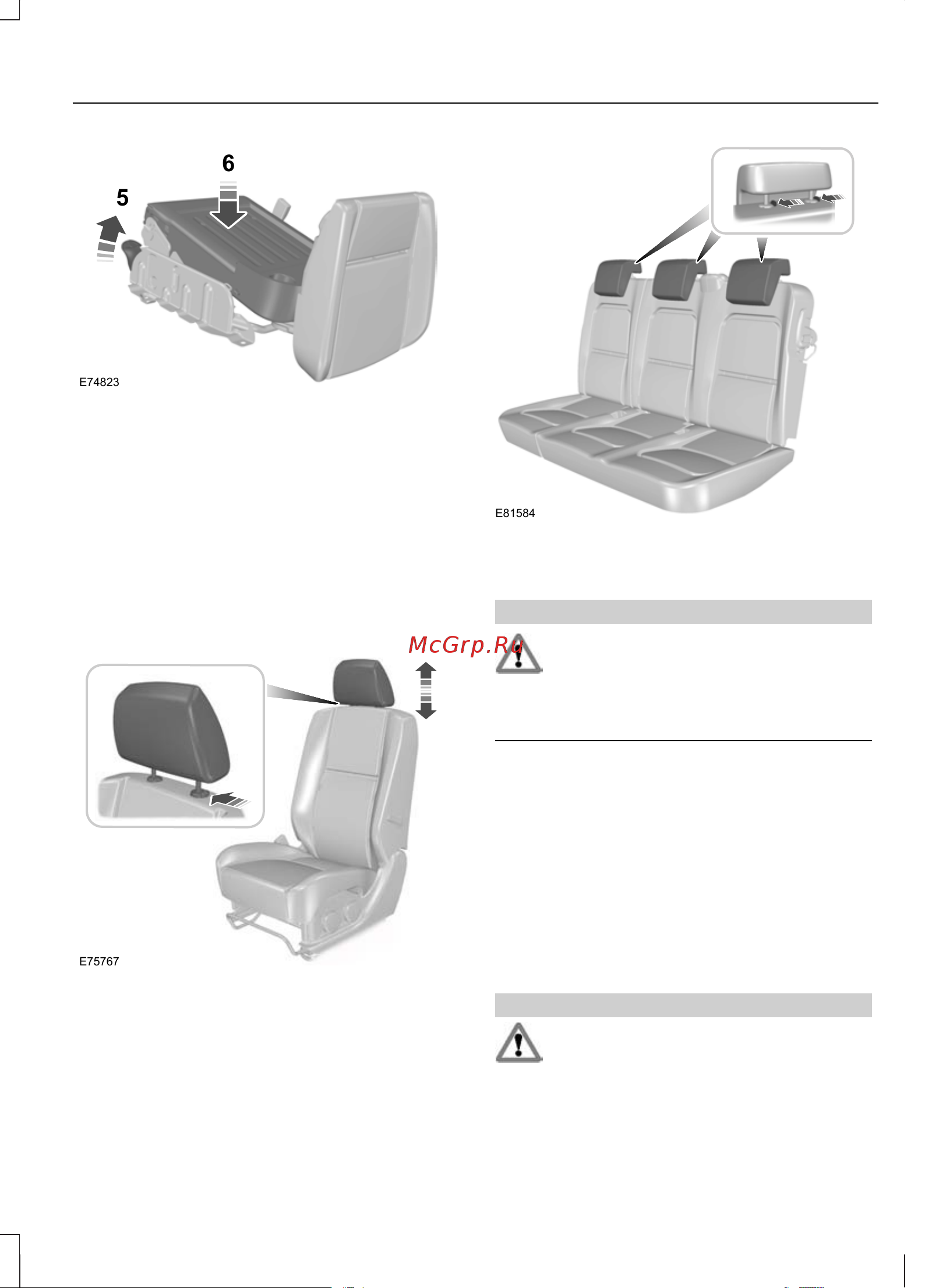 Ford Transit Connect  2011 [81/176] Задние сиденья