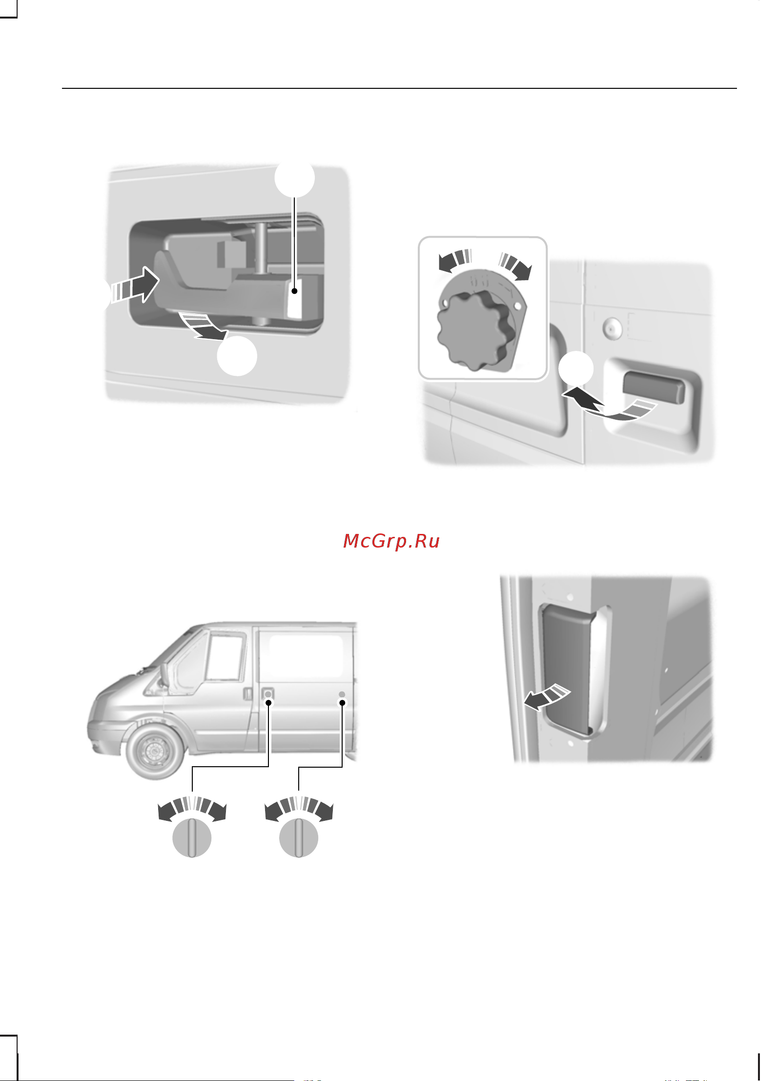 Ford Transit  2007 [27/248] Замки