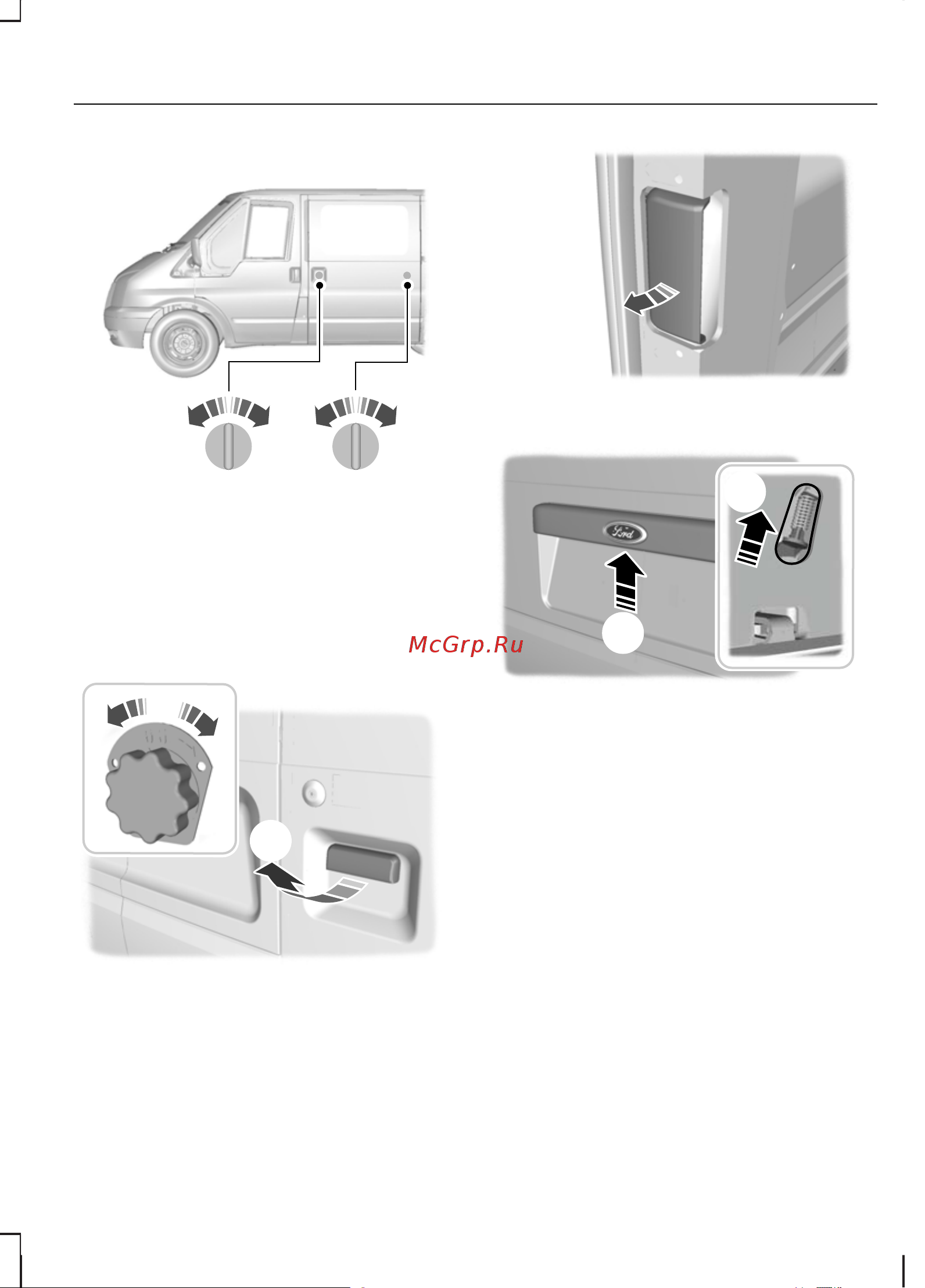 Ford Transit  2009 [23/228] Замки