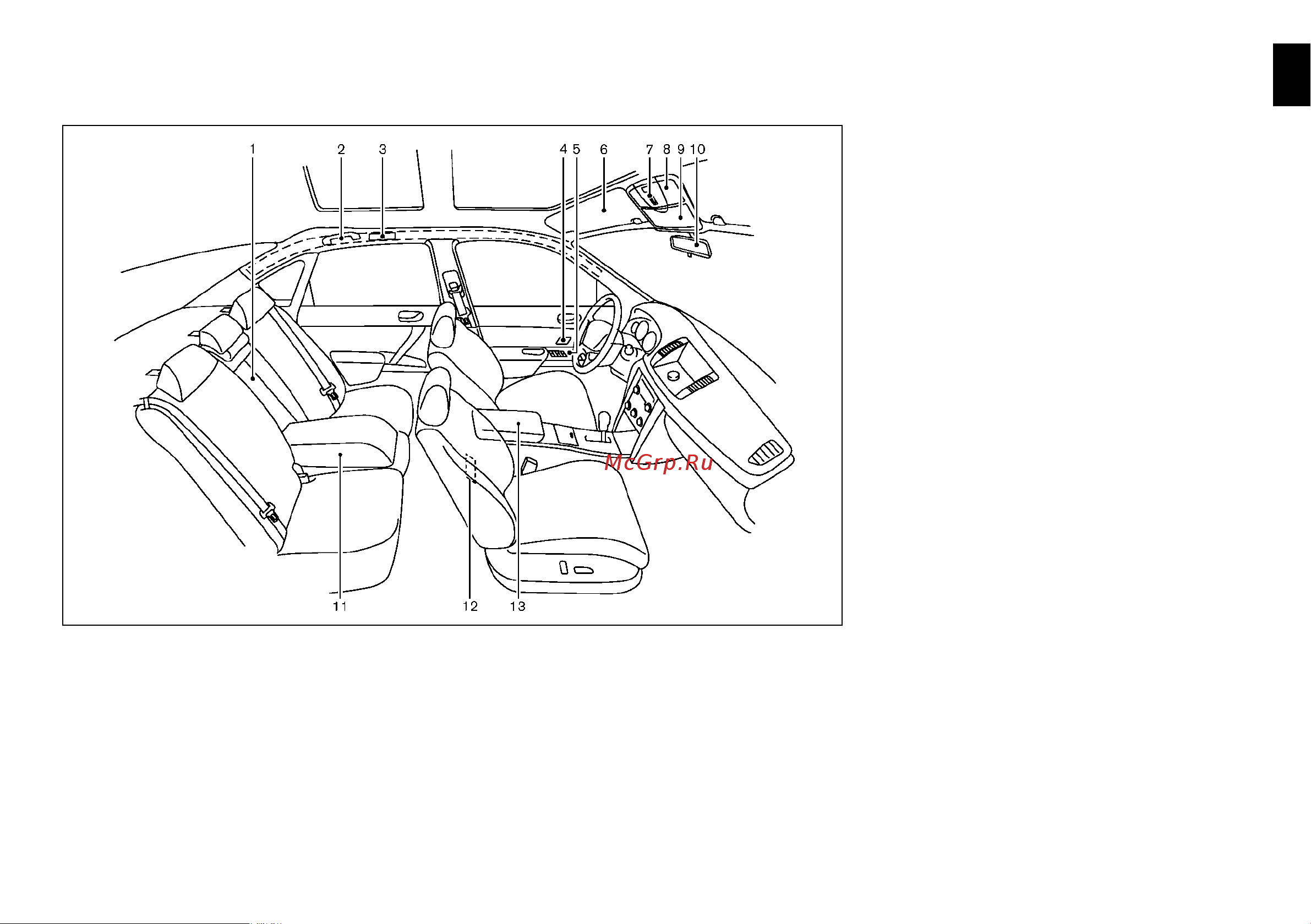 Nissan Teana  2011 [11/335] Пассажирский салон
