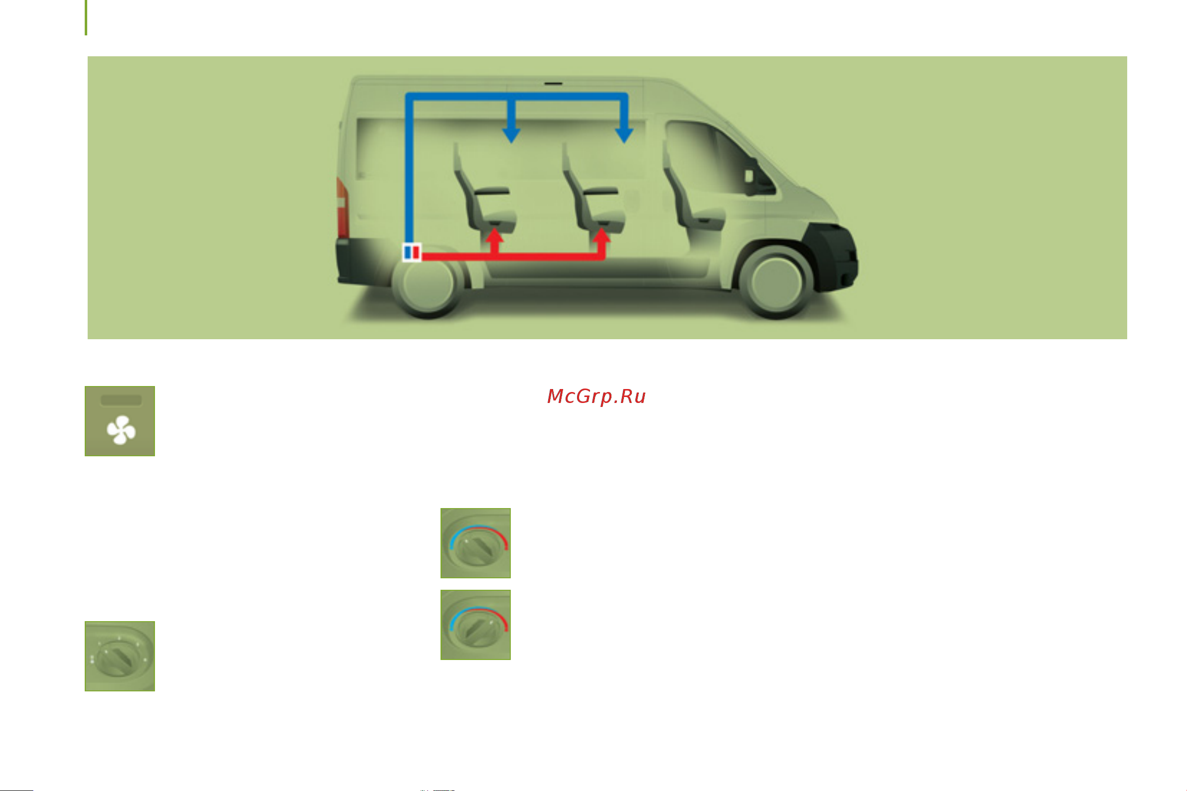 Peugeot BOXER  2011 [58/184] Выключатель подачи воздуха в салон