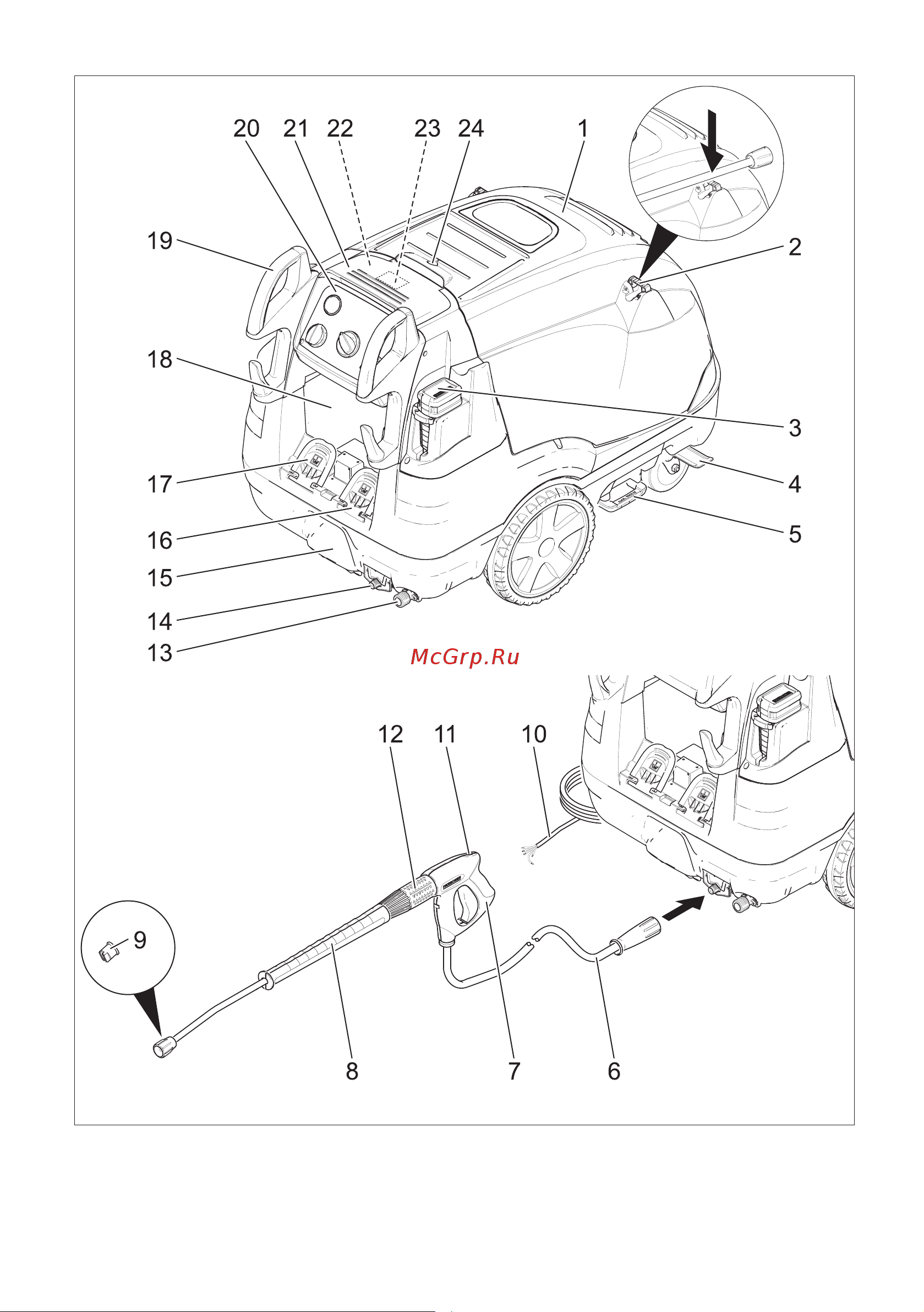 Karcher HDS E 8 16 4 M 12KW Руководство по эксплуатации онлайн [3/344] 695722