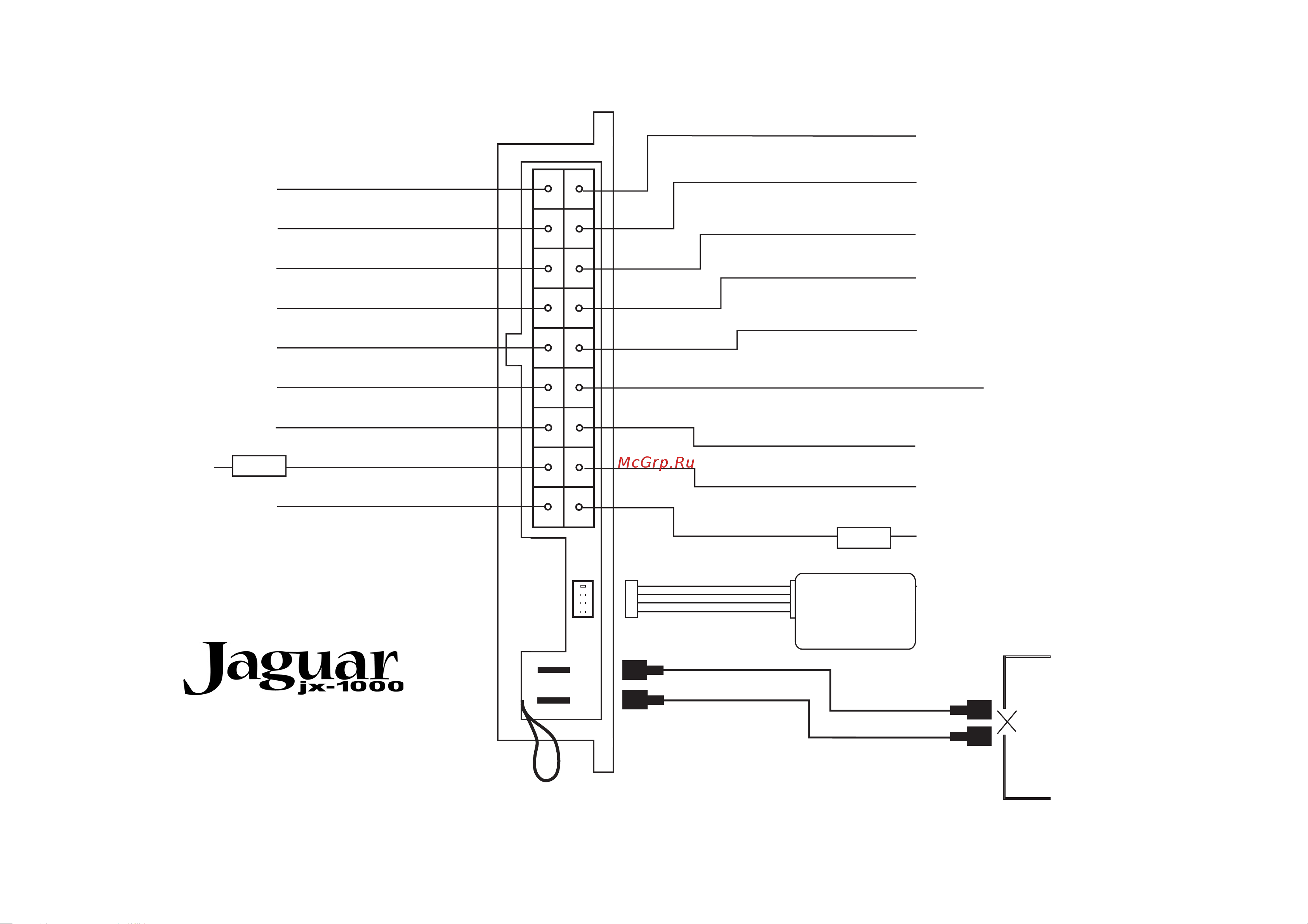Jaguar JX-1000 [22/24] Ìîíòàæíàÿ ñõåìà