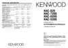 Kenwood KAC-529S_KAC-629S_KAC-729S_KAC-829 Руководство по эксплуатации