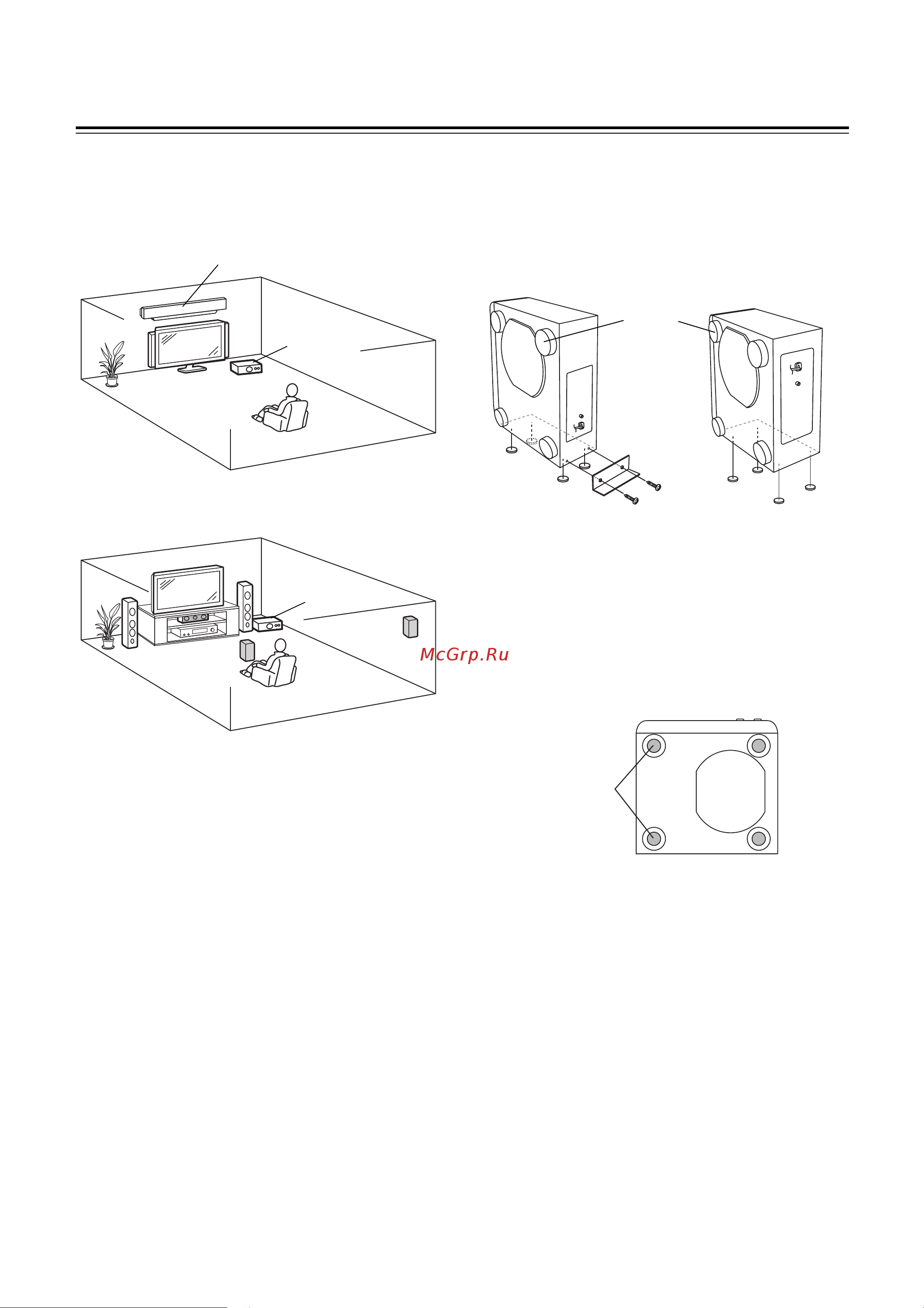 Yamaha YST-FSW150_YST-FSW050 [44/80] Posizione di installazione