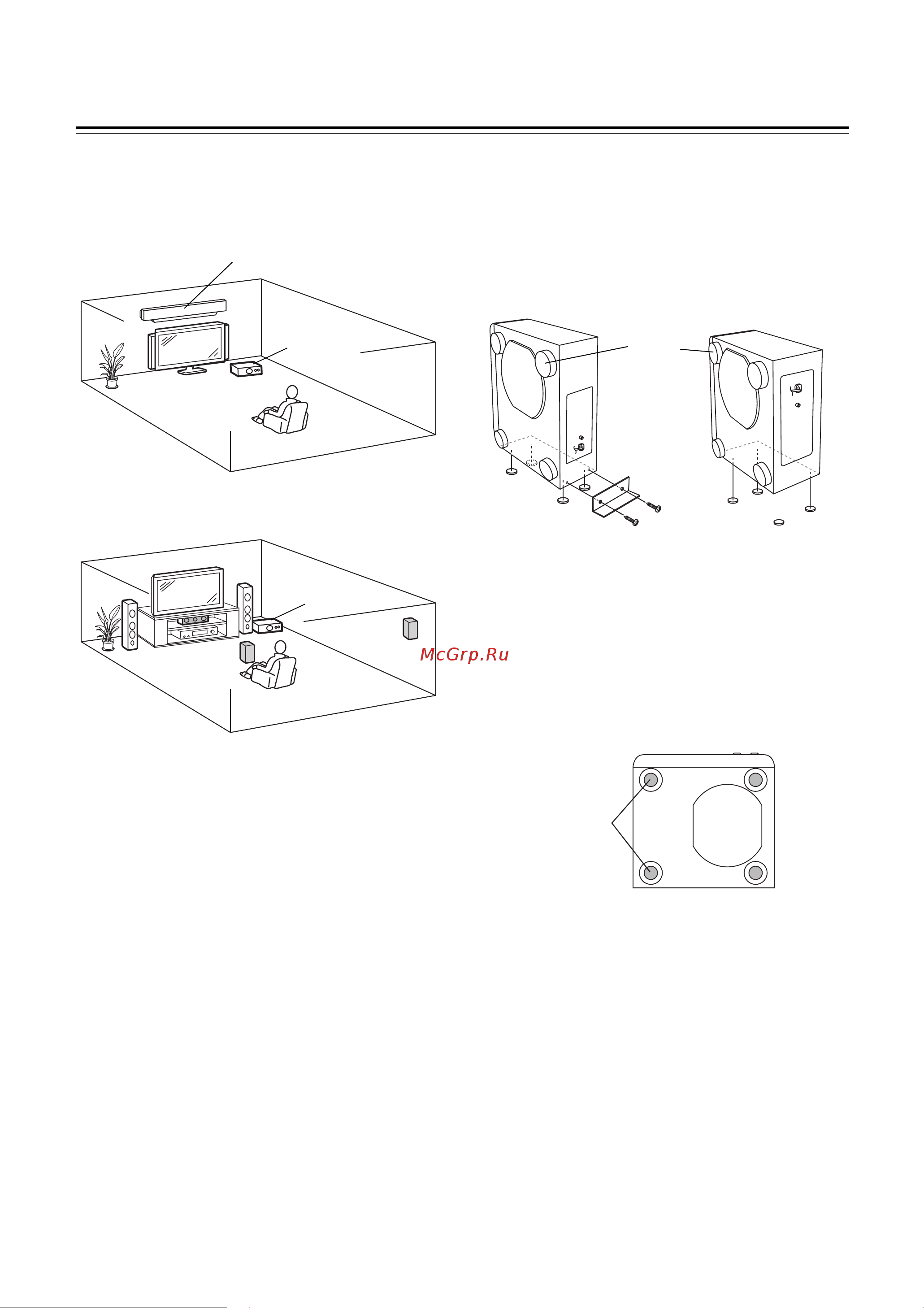 Yamaha YST-FSW150_YST-FSW050 [64/80] Opstelling