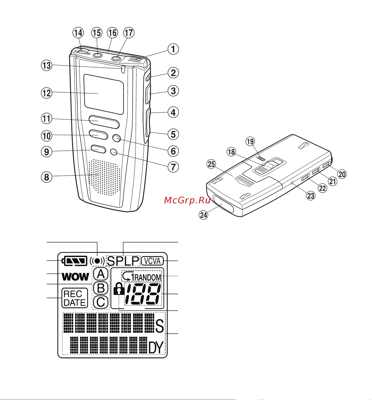 Olympus DM-1 Руководство по эксплуатации онлайн [3/31] 696420