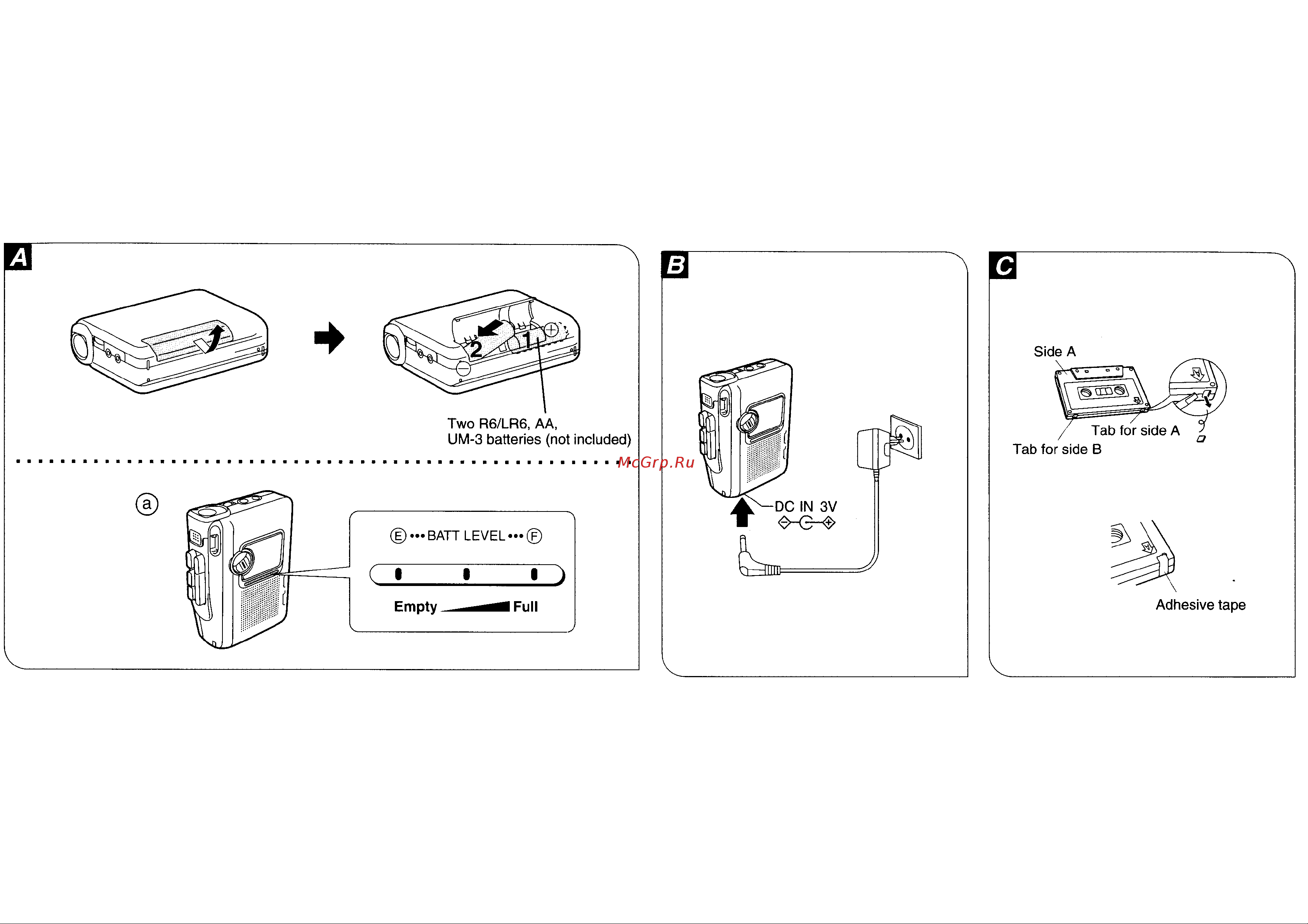 Panasonic RQ-L31 Руководство по эксплуатации онлайн [2/6] 696466