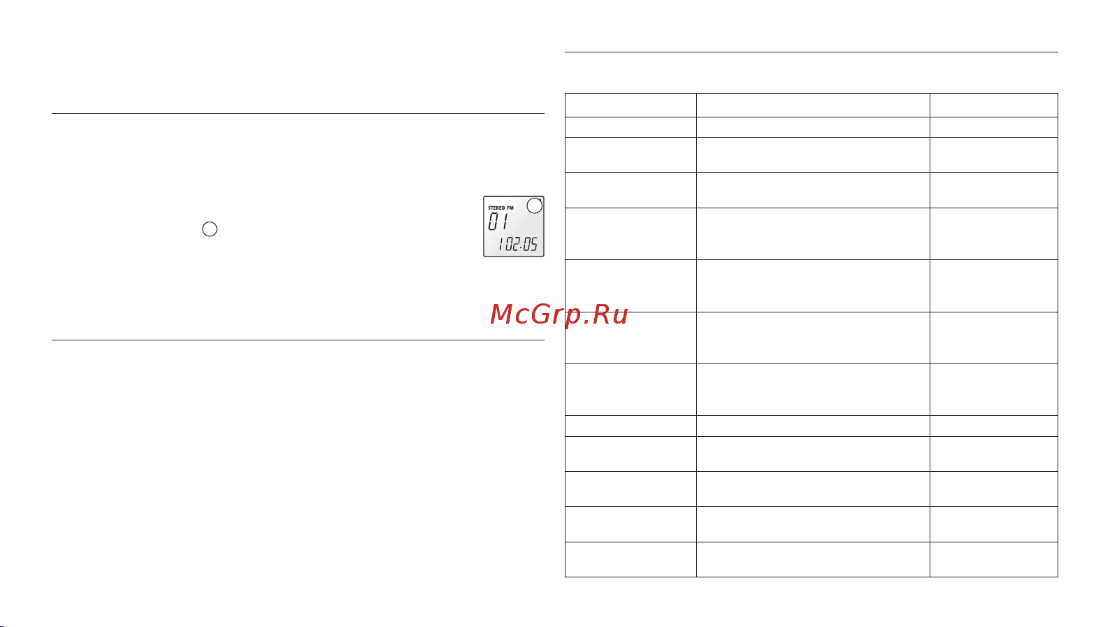 Philips LFH7780 [12/24] Воспроизведениерадиосиспользованиемвстроенного динамика