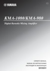 Yamaha KMA-1080_KMA-980 Руководство по эксплуатации